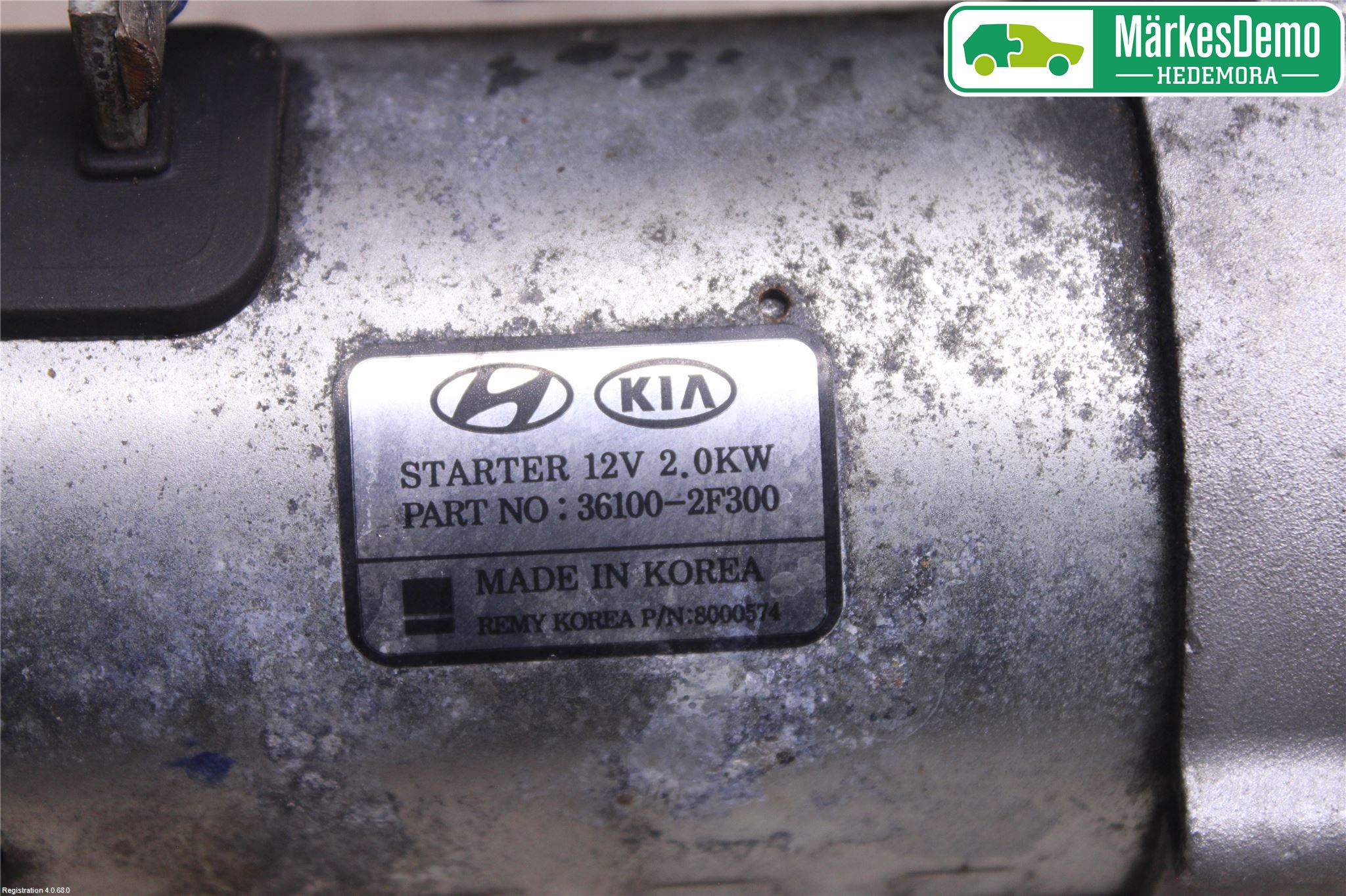 Kia SPORTAGE (QL) 16-21 Startmotor Diesel