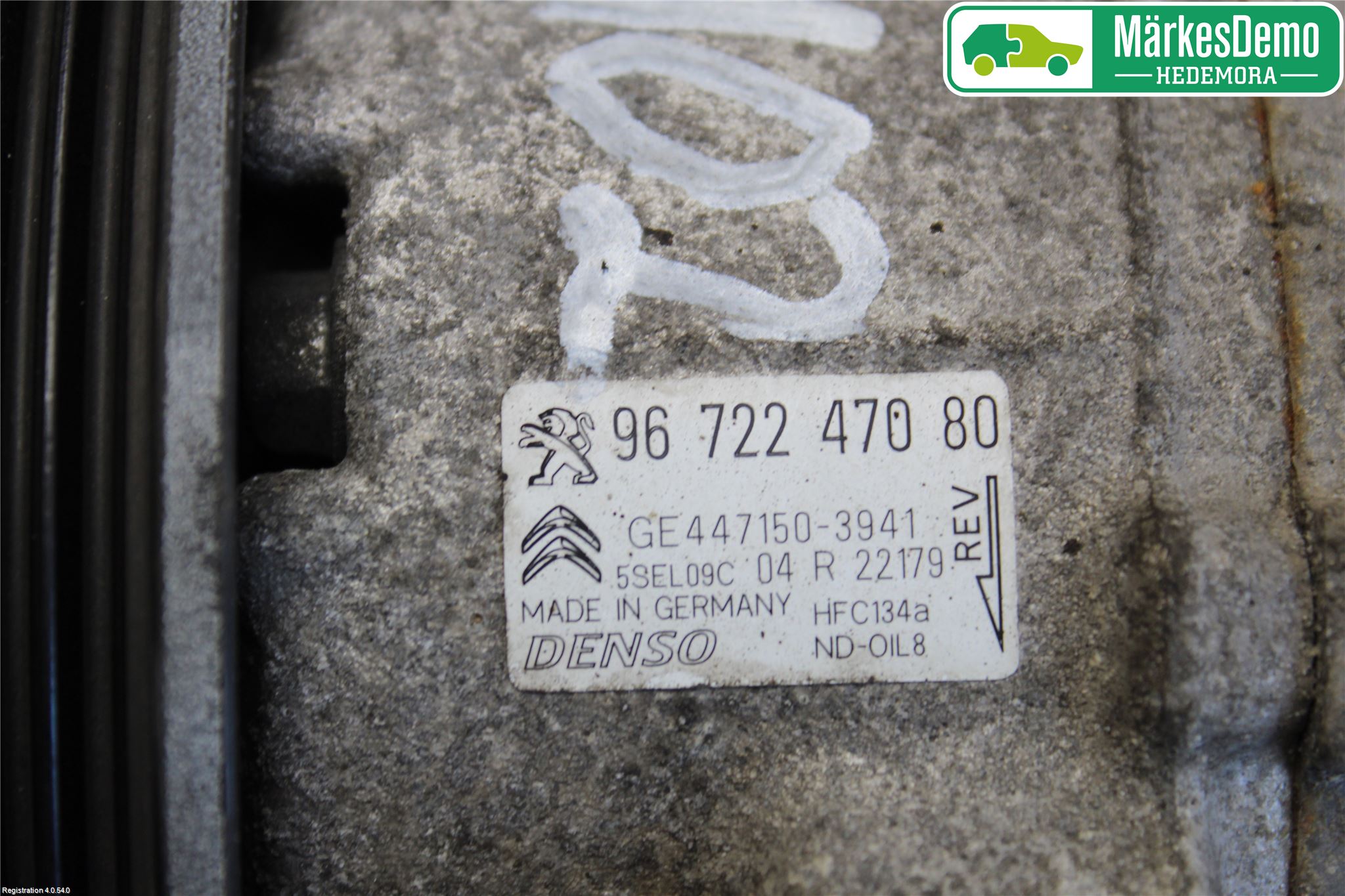 Peugeot 208 12-15 Varme Ac Kompressor