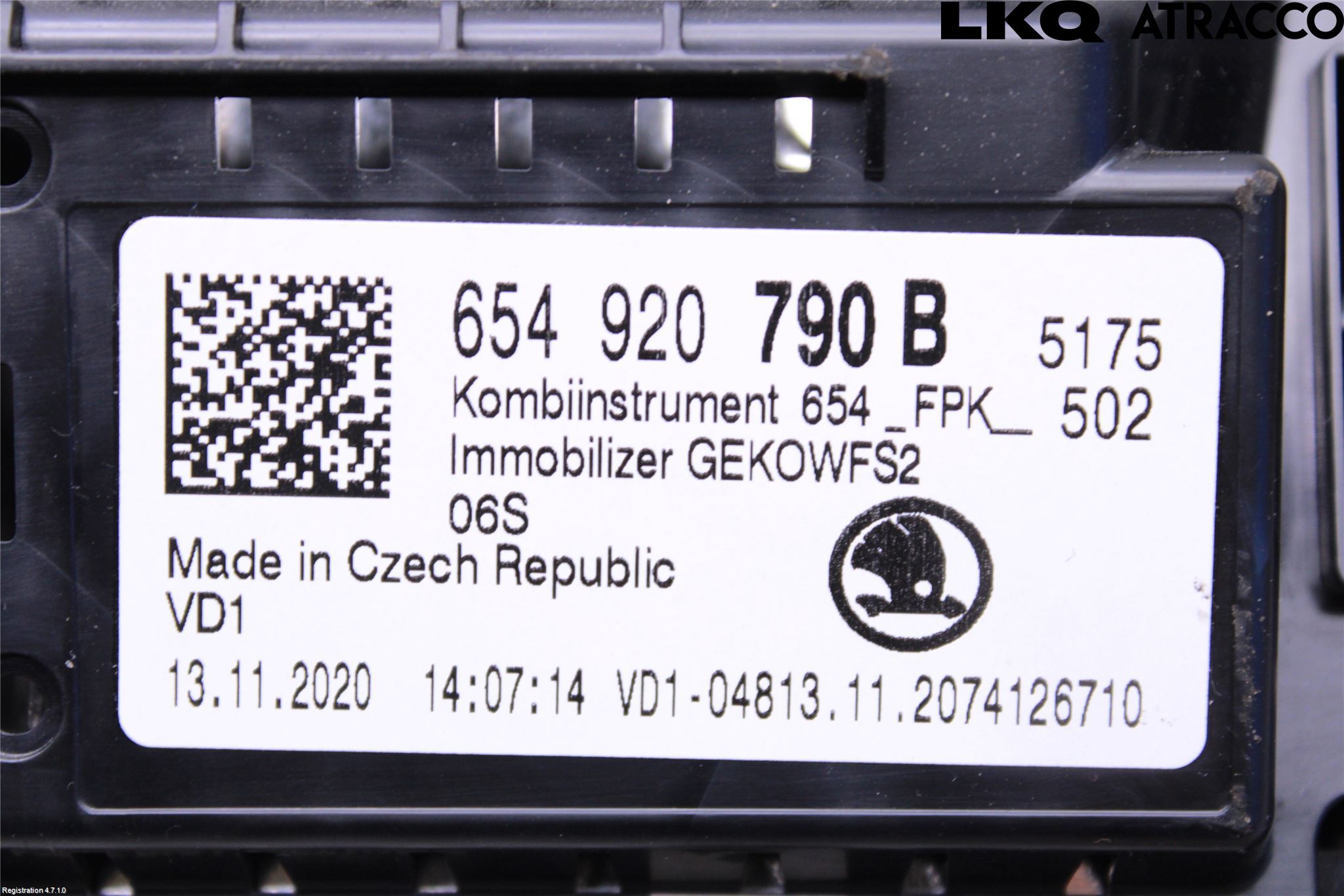 Skoda SCALA 19- Instr Kombinert