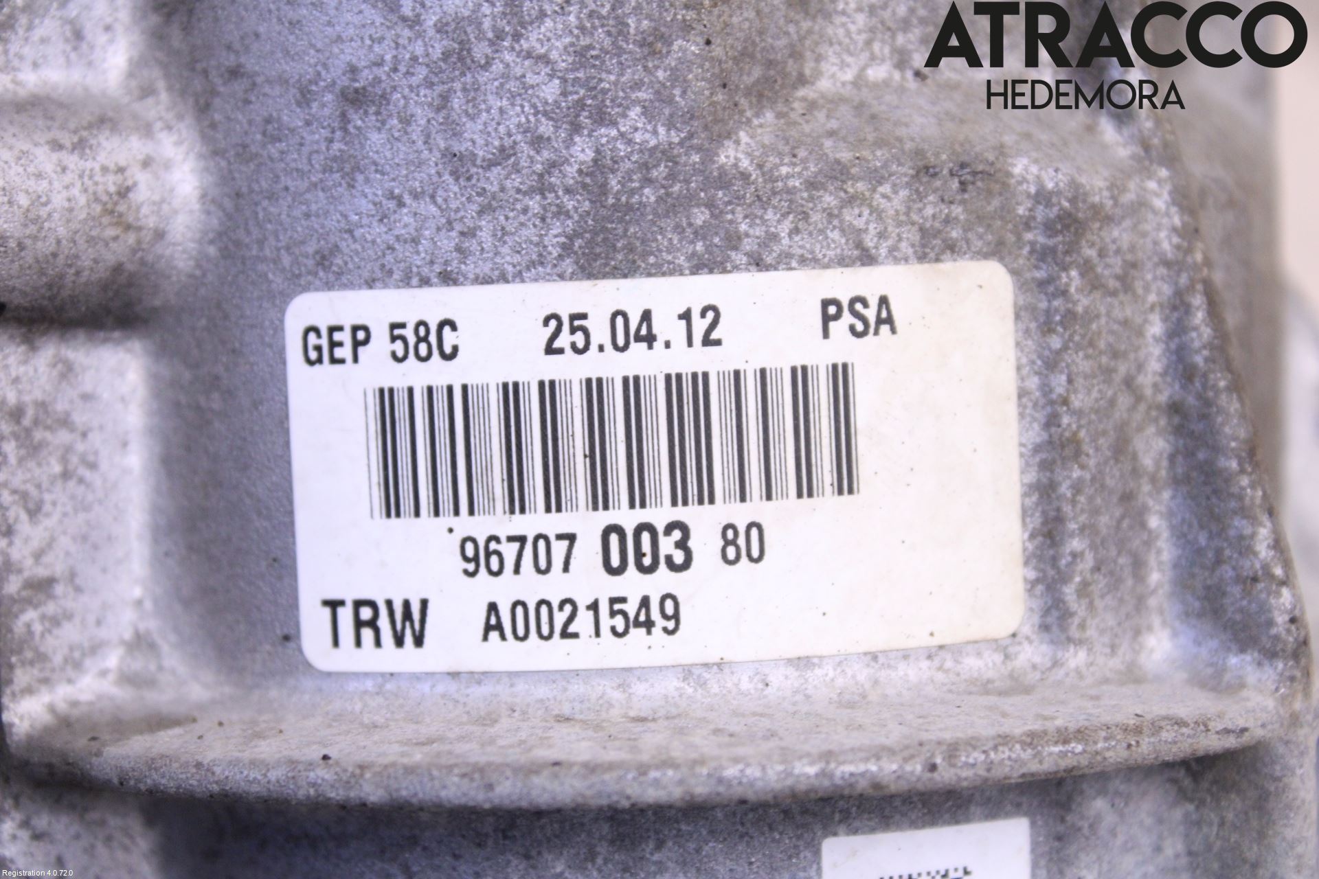 Peugeot 3008 09-16 Servostyring Eletrisk Pumpe