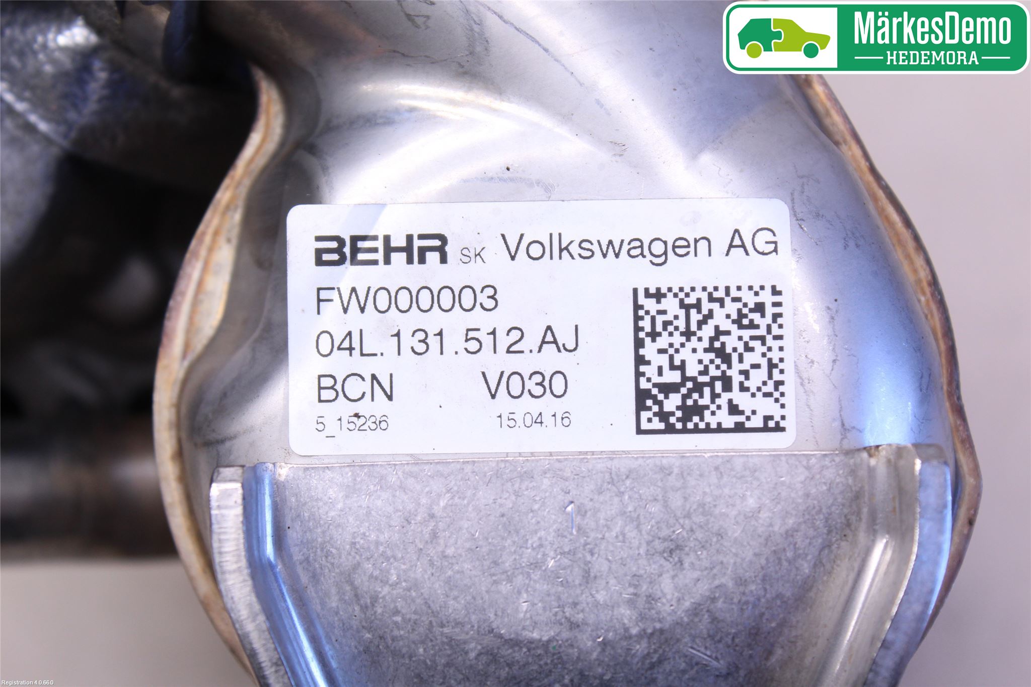 Volkswagen VW CADDY 16-20 Eksos Kjøler