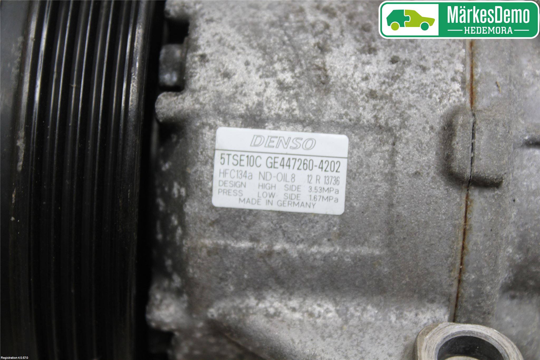 Toyota YARIS XP130 15-20 Varme Ac Kompressor