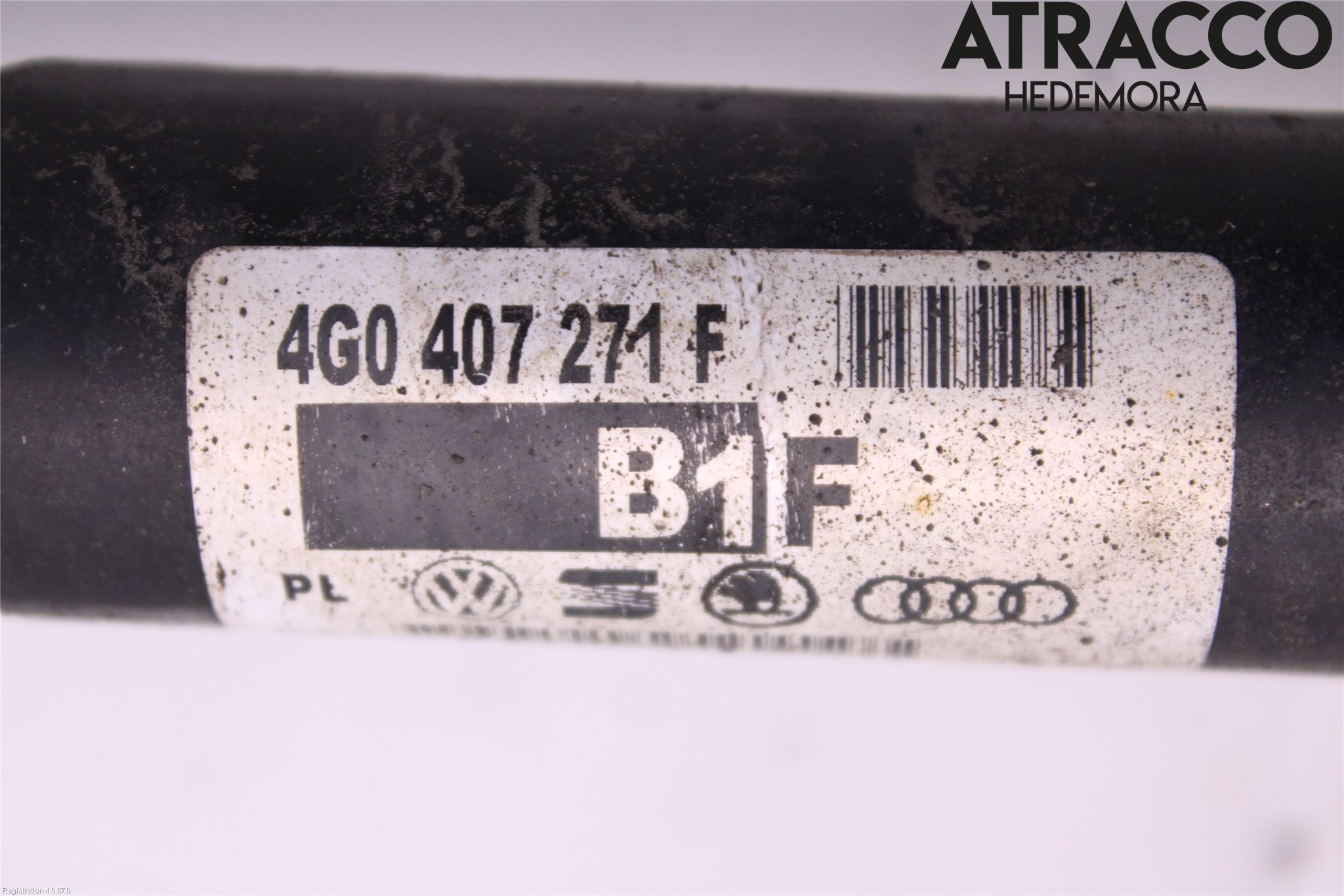 Audi A6 ALLROAD 12-18 Drivaksel Foran Kompl Venstre