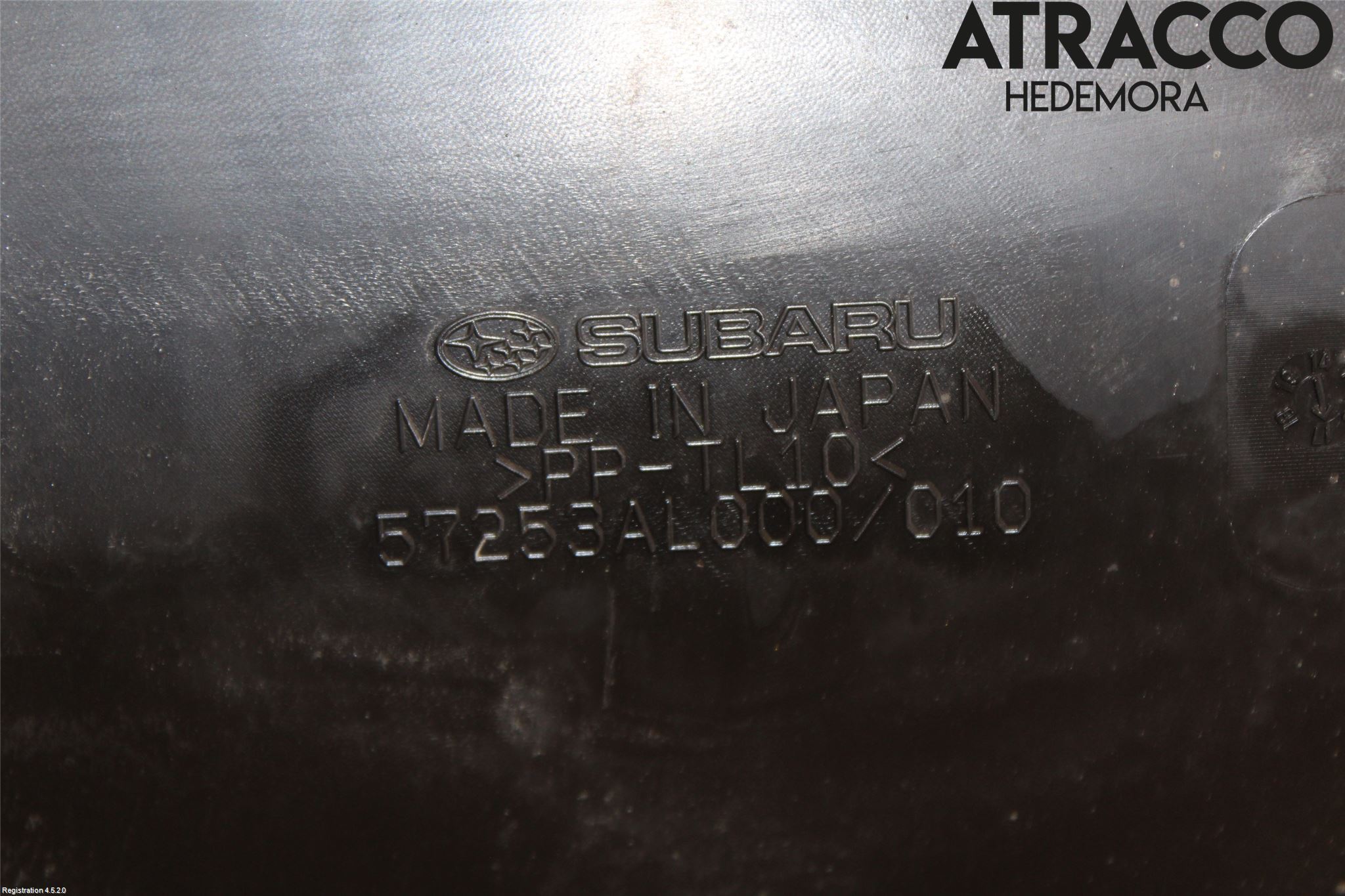 Subaru OUTBACK 15-20 Panser Luftinntak Oppå
