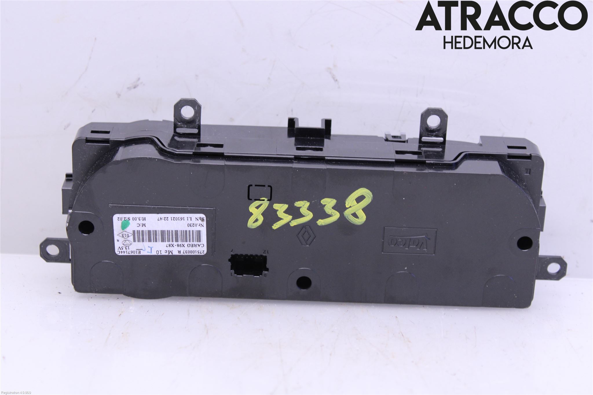 Renault CAPTUR 13-19 Varme Ac Betjening-Display
