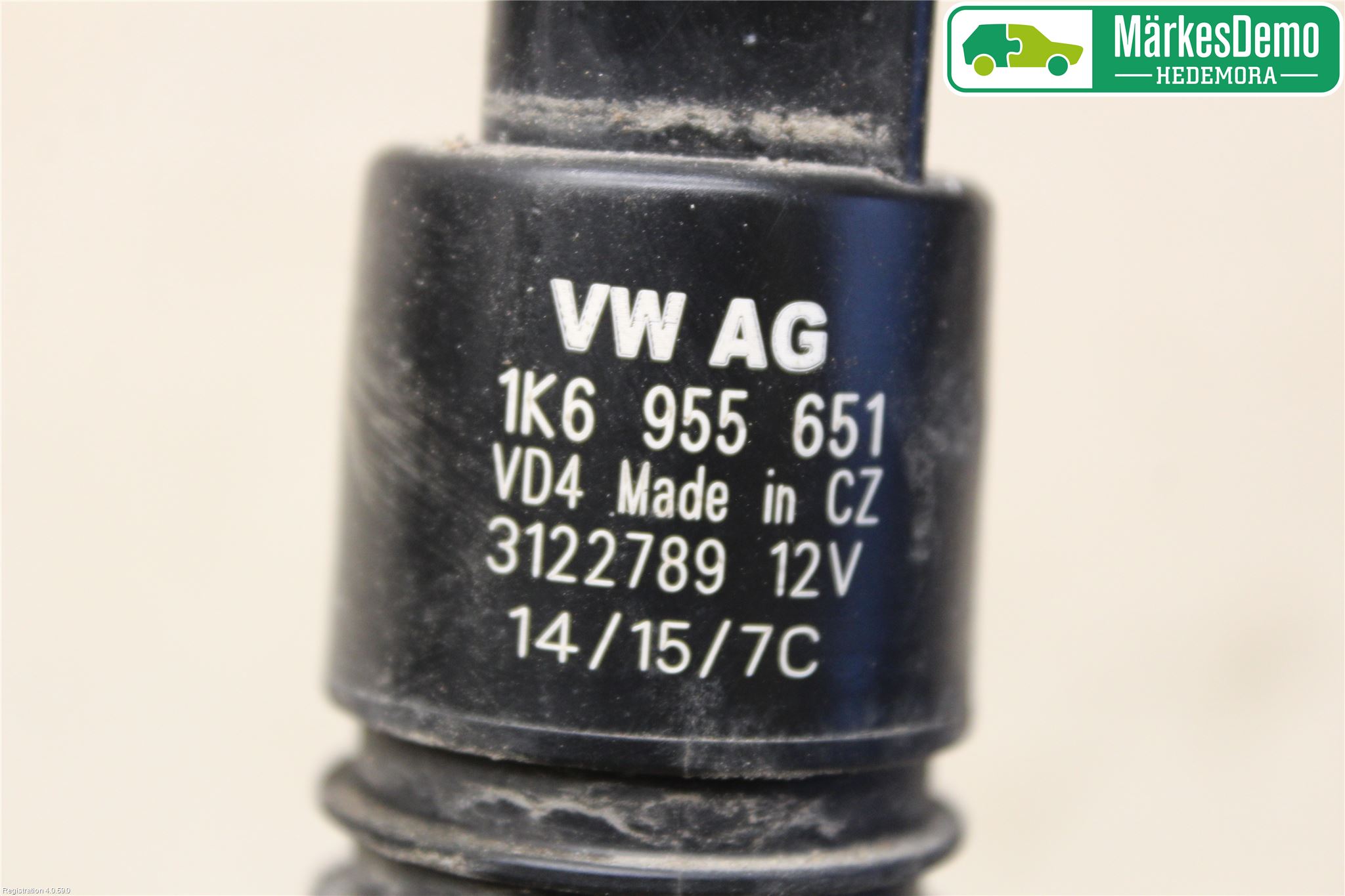 Volkswagen VW PASSAT 15-19 Spylerpumpe Frontrute