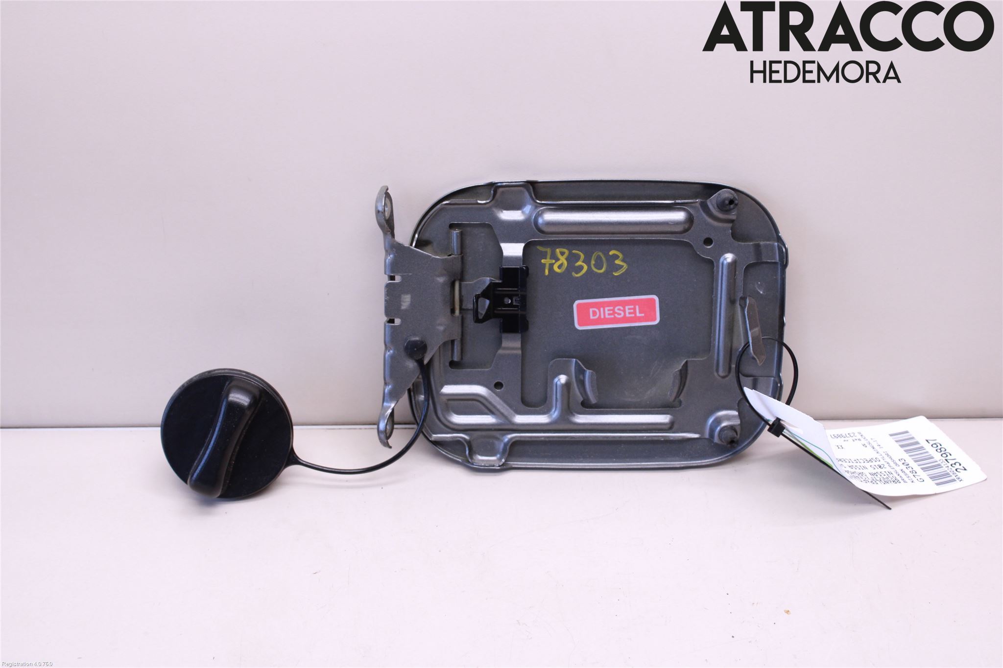 Nissan QASHQAI 14-17 Drivstoff Tankluke