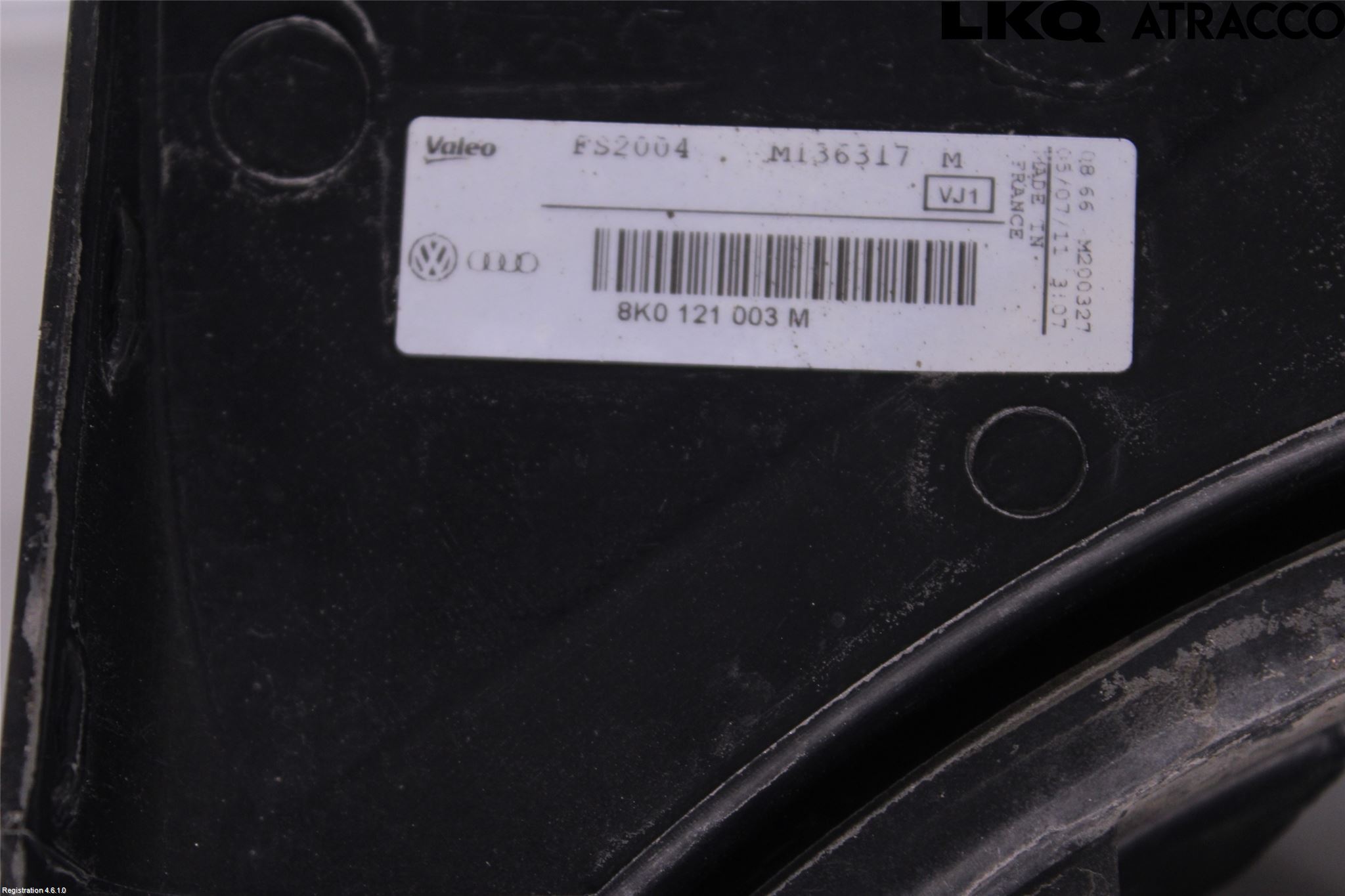 Audi A4/S4 08-11 Kjølevifte Elektrisk