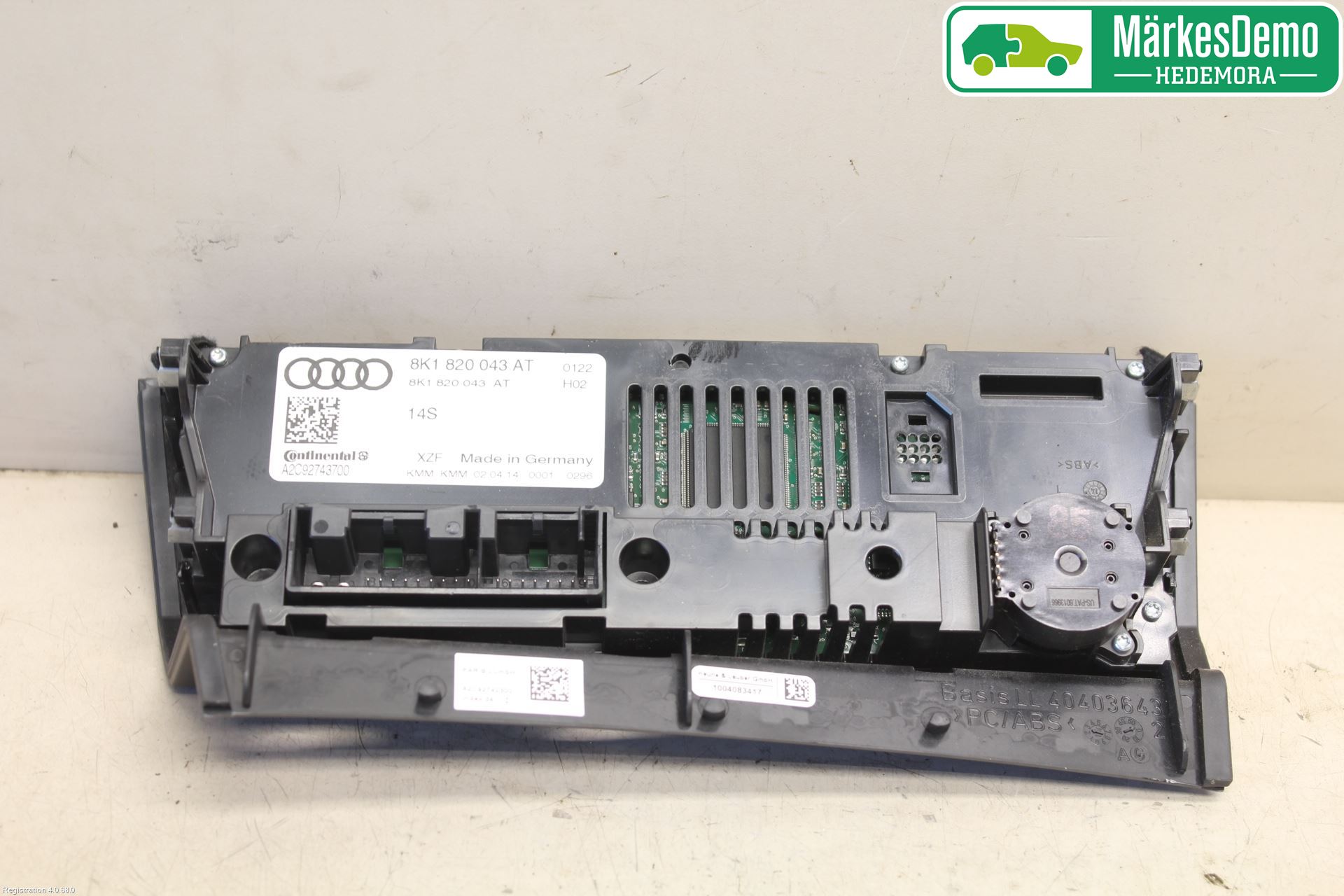 Audi A4 ALLROAD 09-16 Varme Ac Betjening-Display