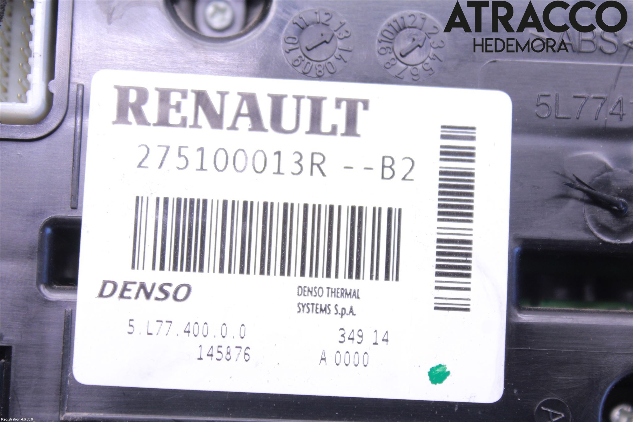 Renault MASTER III 15-20 Varme Ac Betjening-Display