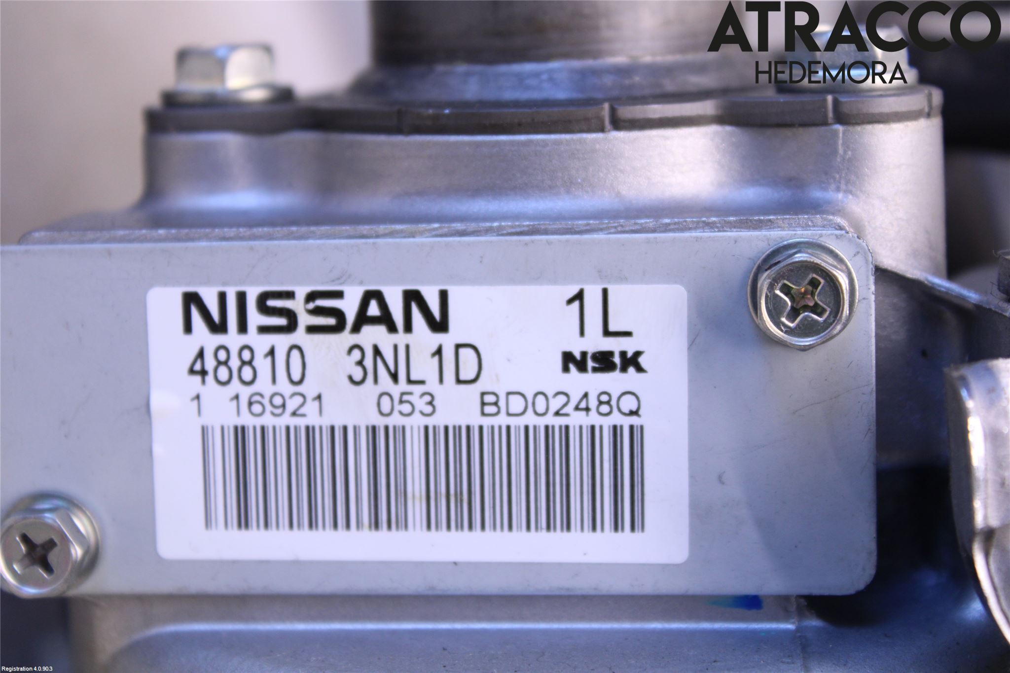 Nissan LEAF 11-17 Rattakselaggregat Innebygd Servo