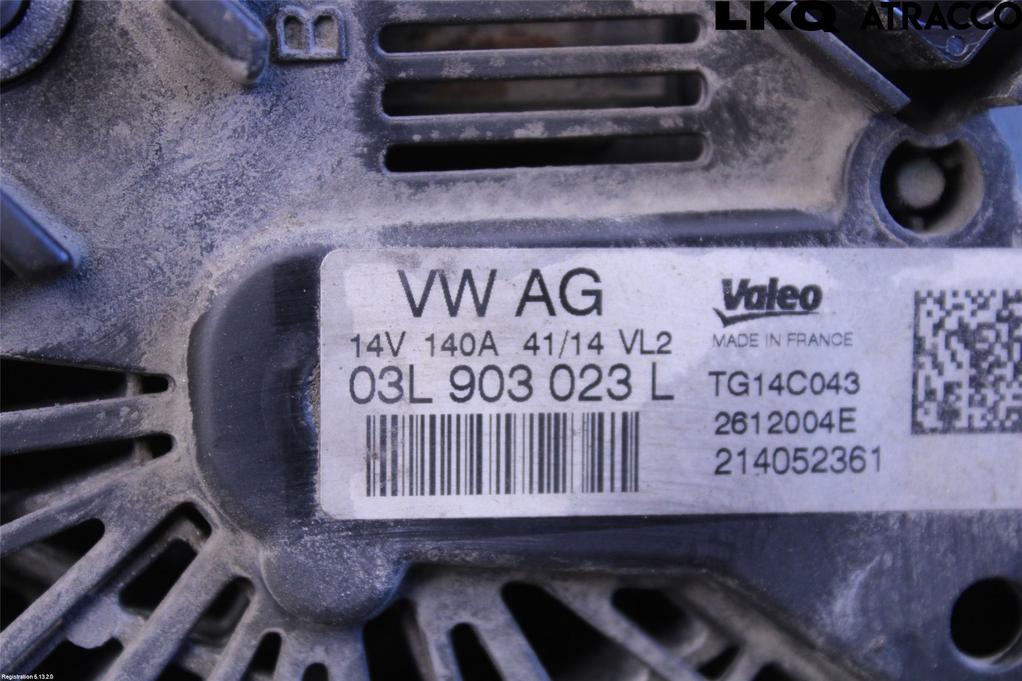Volkswagen VW GOLF / E-GOLF VII 13-20 Dynamo