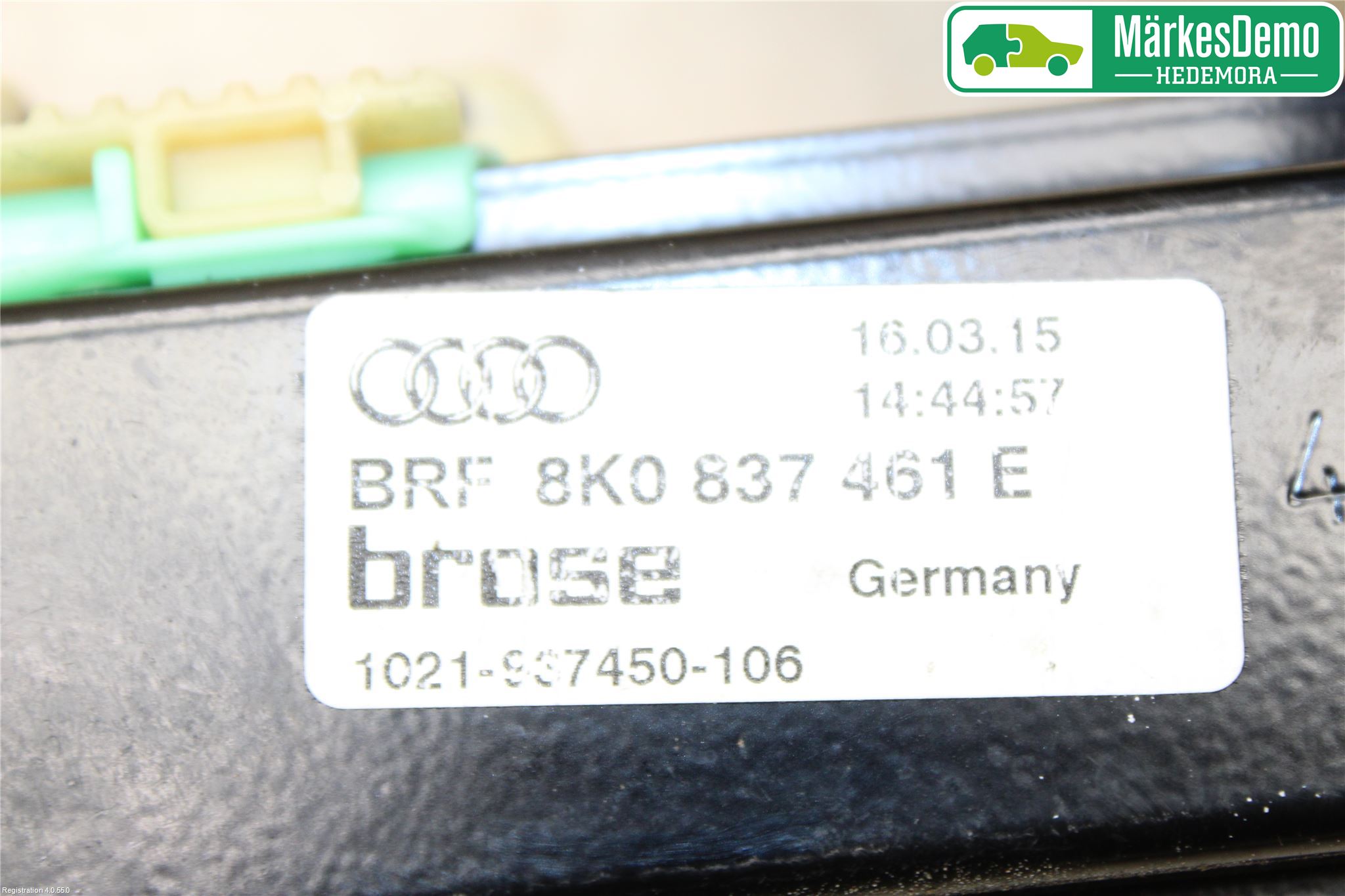Audi A4 ALLROAD 09-16 Vindusheis El Komp