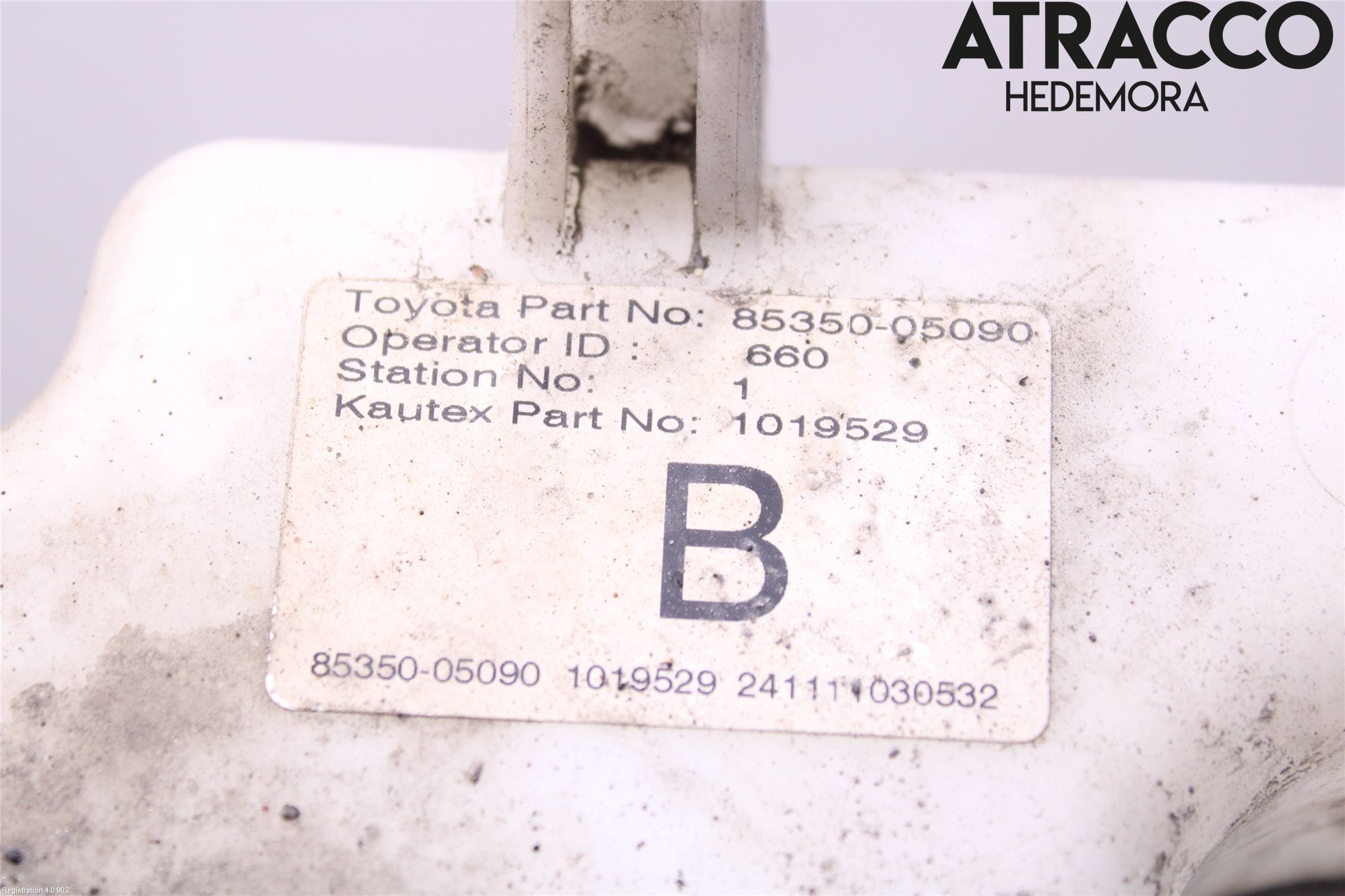 Toyota AVENSIS 09-15 Spylerbeholder Frontrute-Lykte