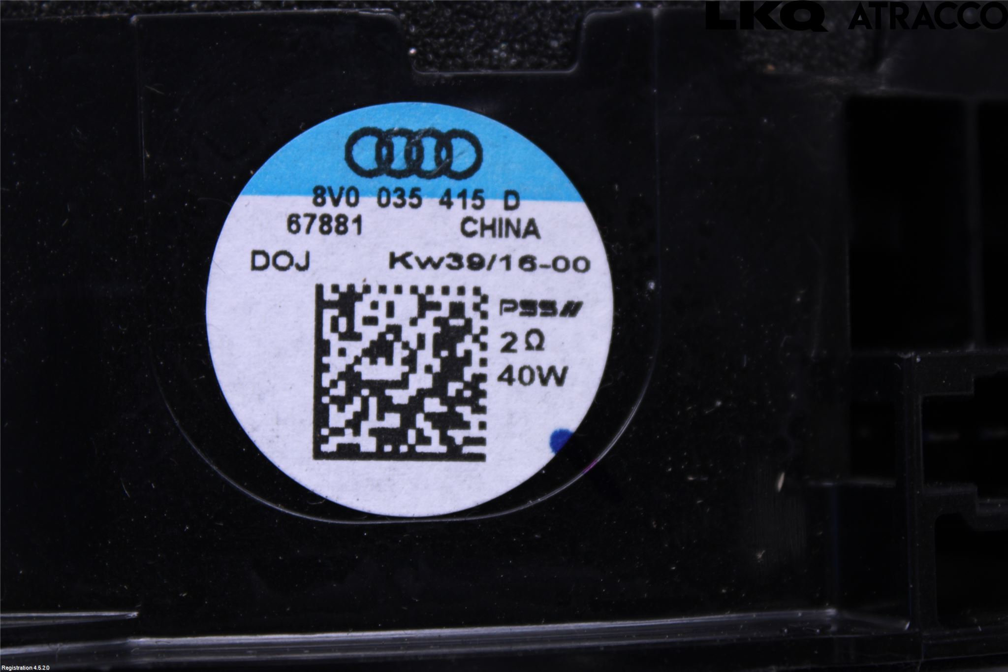 Audi A3/S3 8V 13-20 Innr Høyttaler