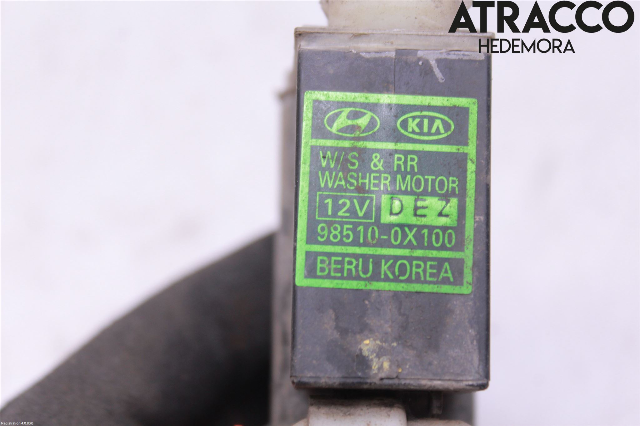 Hyundai i10 PA 08-13 Spylerpumpe Frontrute