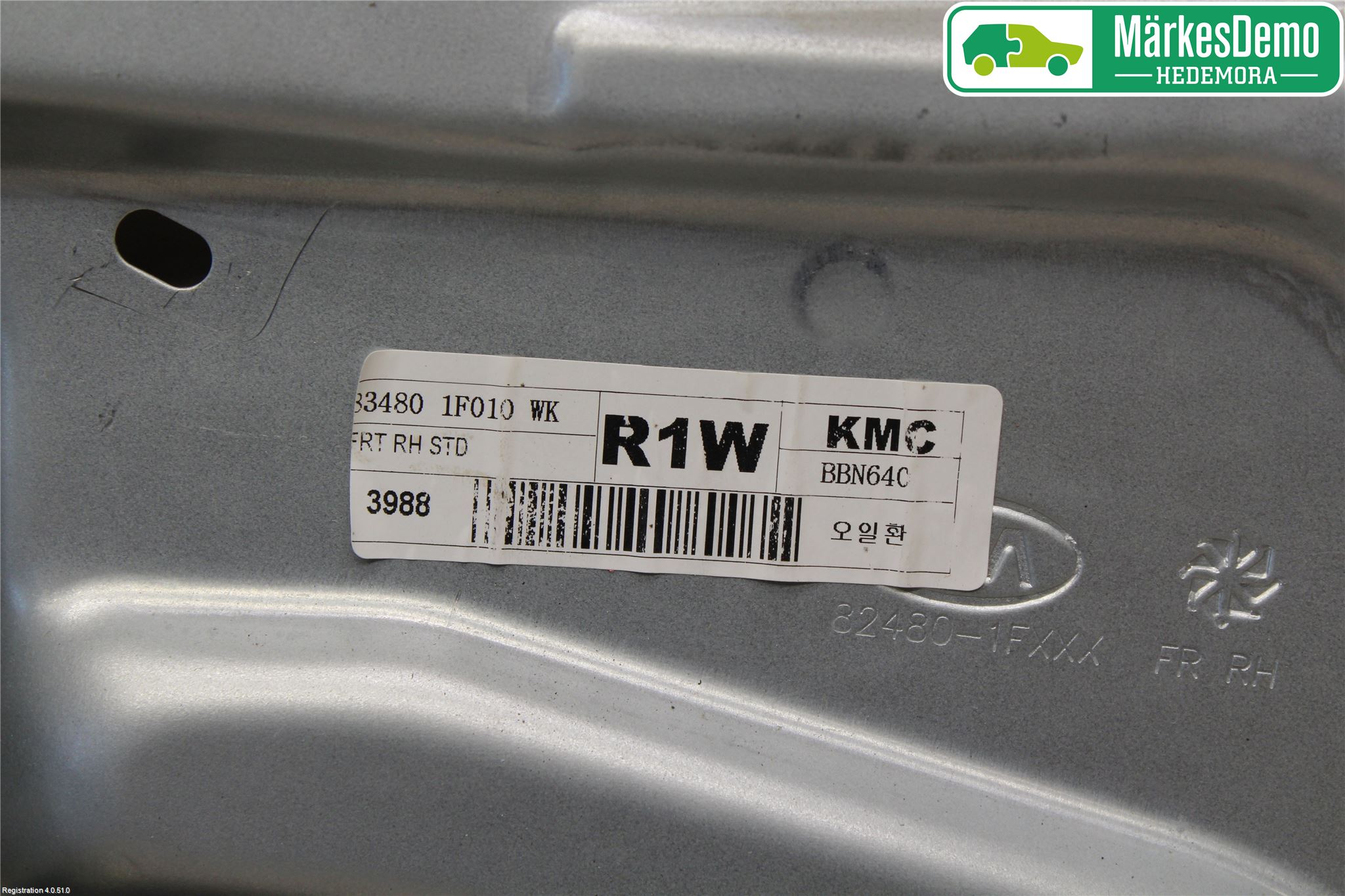 Kia SPORTAGE (JE) 05-10 Vindusheis El Komp