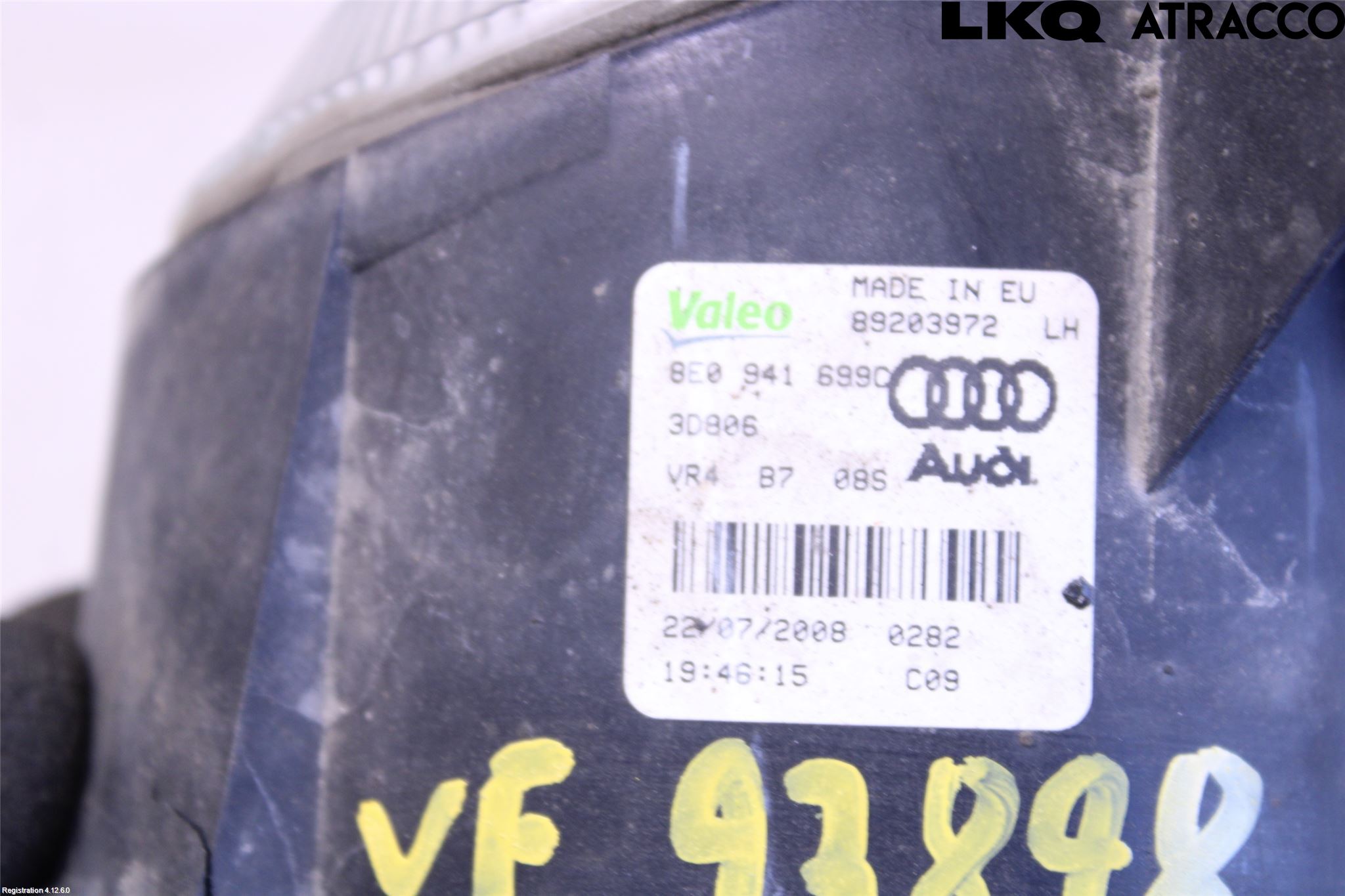 Audi A3/S3 05-13 Frontlykt-Kurve-Tåkelys