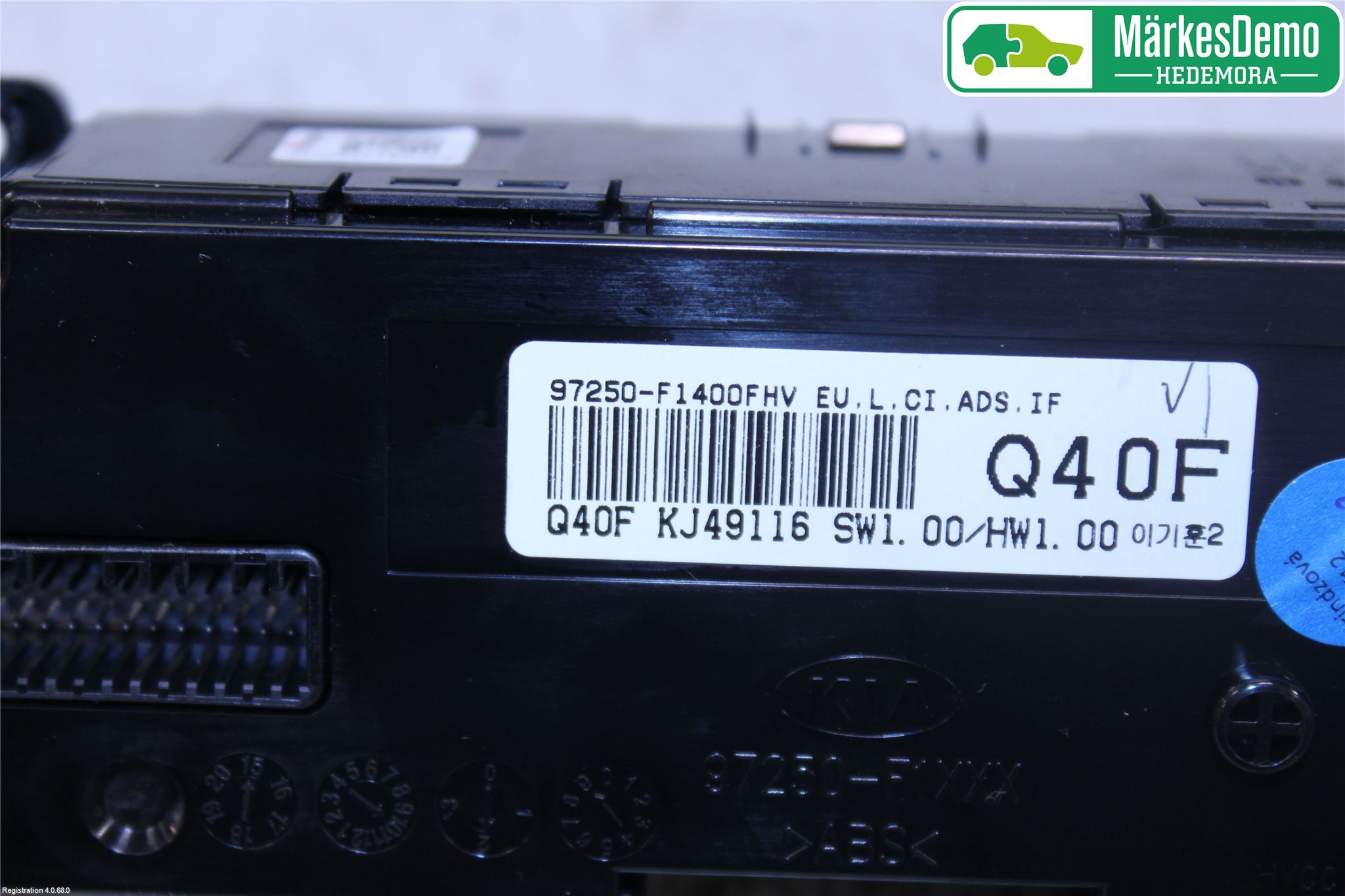 Kia SPORTAGE (QL) 16-21 Varme Ac Betjening-Display