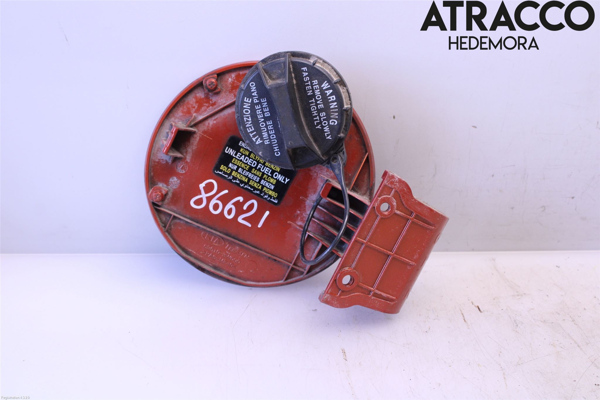 Kia SPORTAGE (SL) 11-15 Drivstoff Tankluke