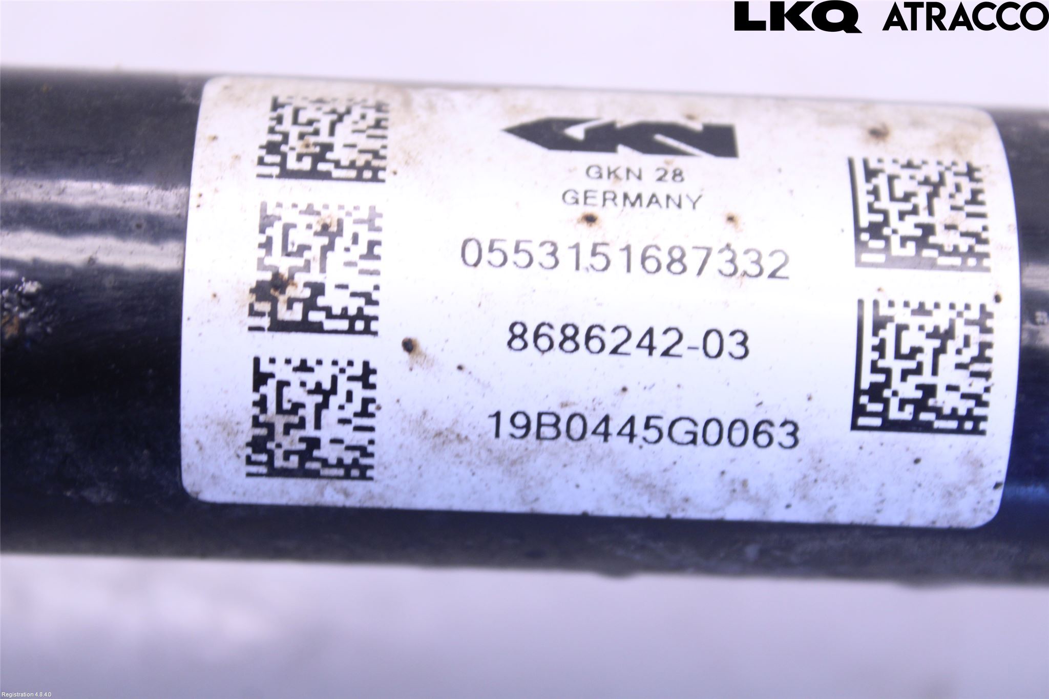 BMW 5 G30/G31/F90 17-23 Drivaksel Bak Kompl Høyre