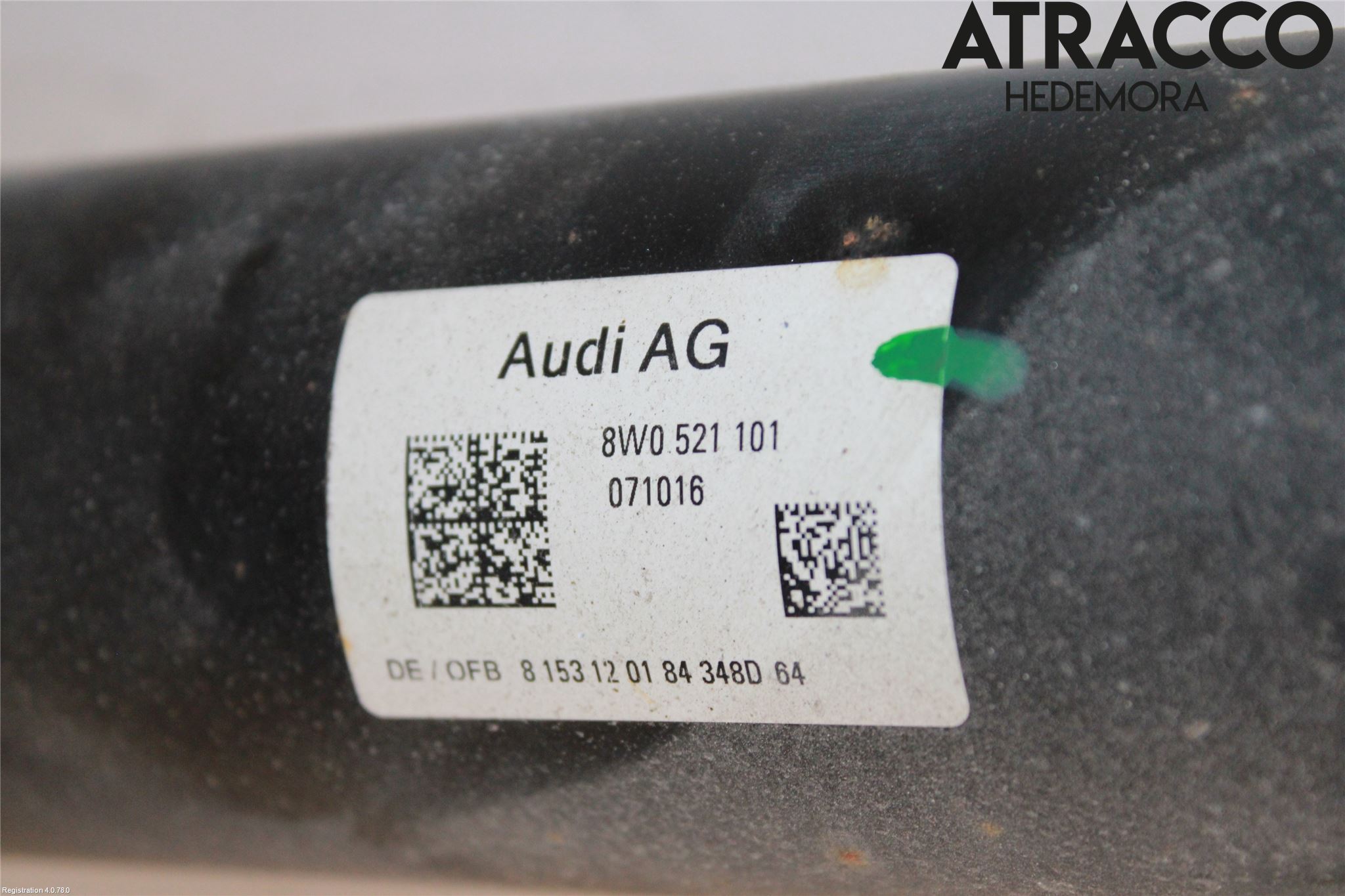 Audi A4/S4 B9 16-19 Mellomaksel Kompl