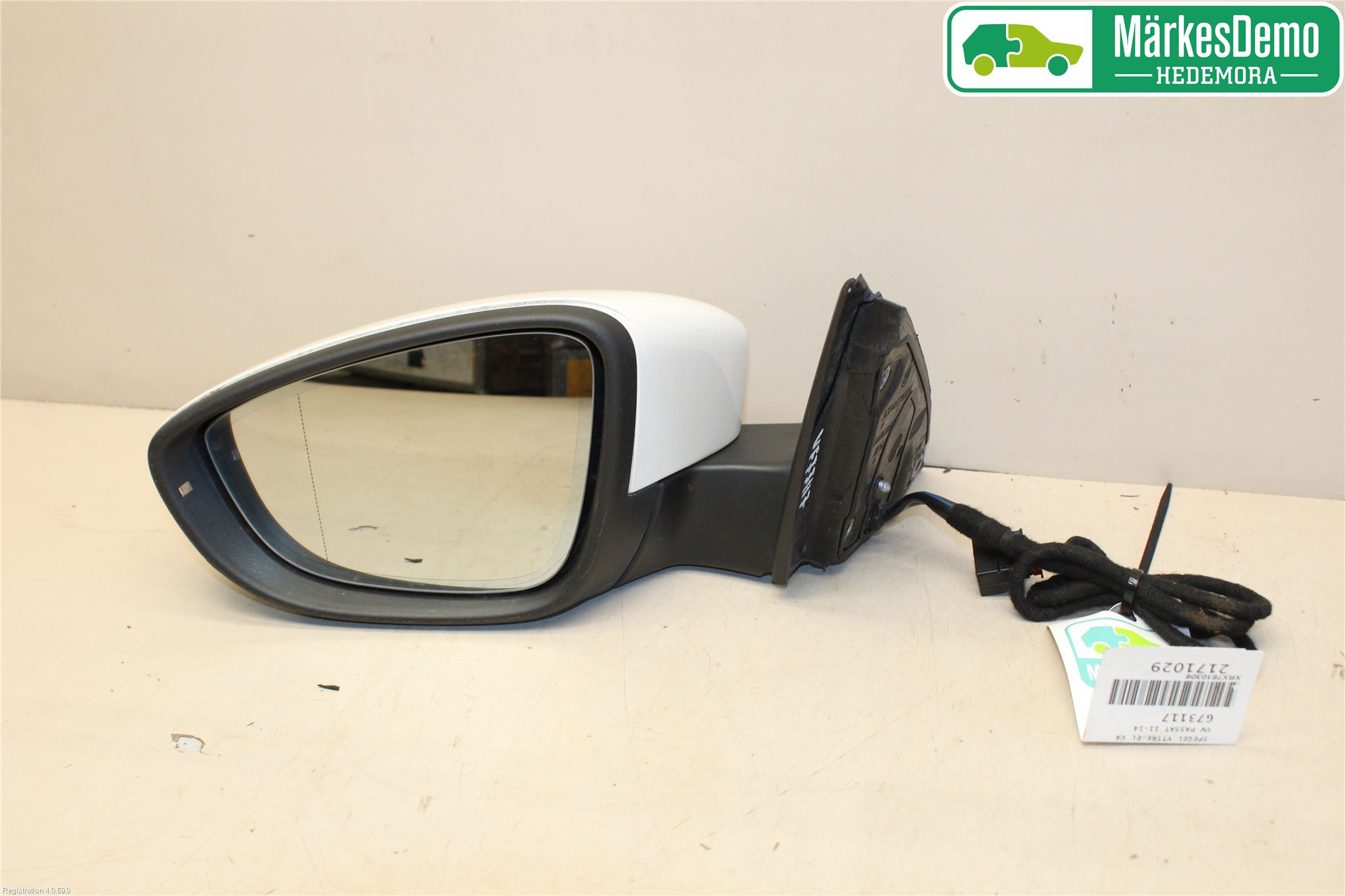 Volkswagen VW PASSAT 11-14 Speil V M-El Justering