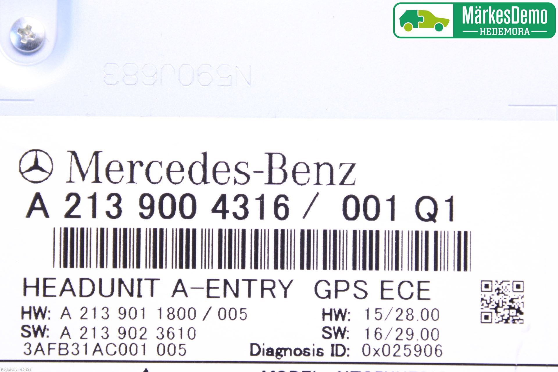 Mercedes-Benz MB E-KLASS (W213) 16-23 Stereo Radio Med Cd
