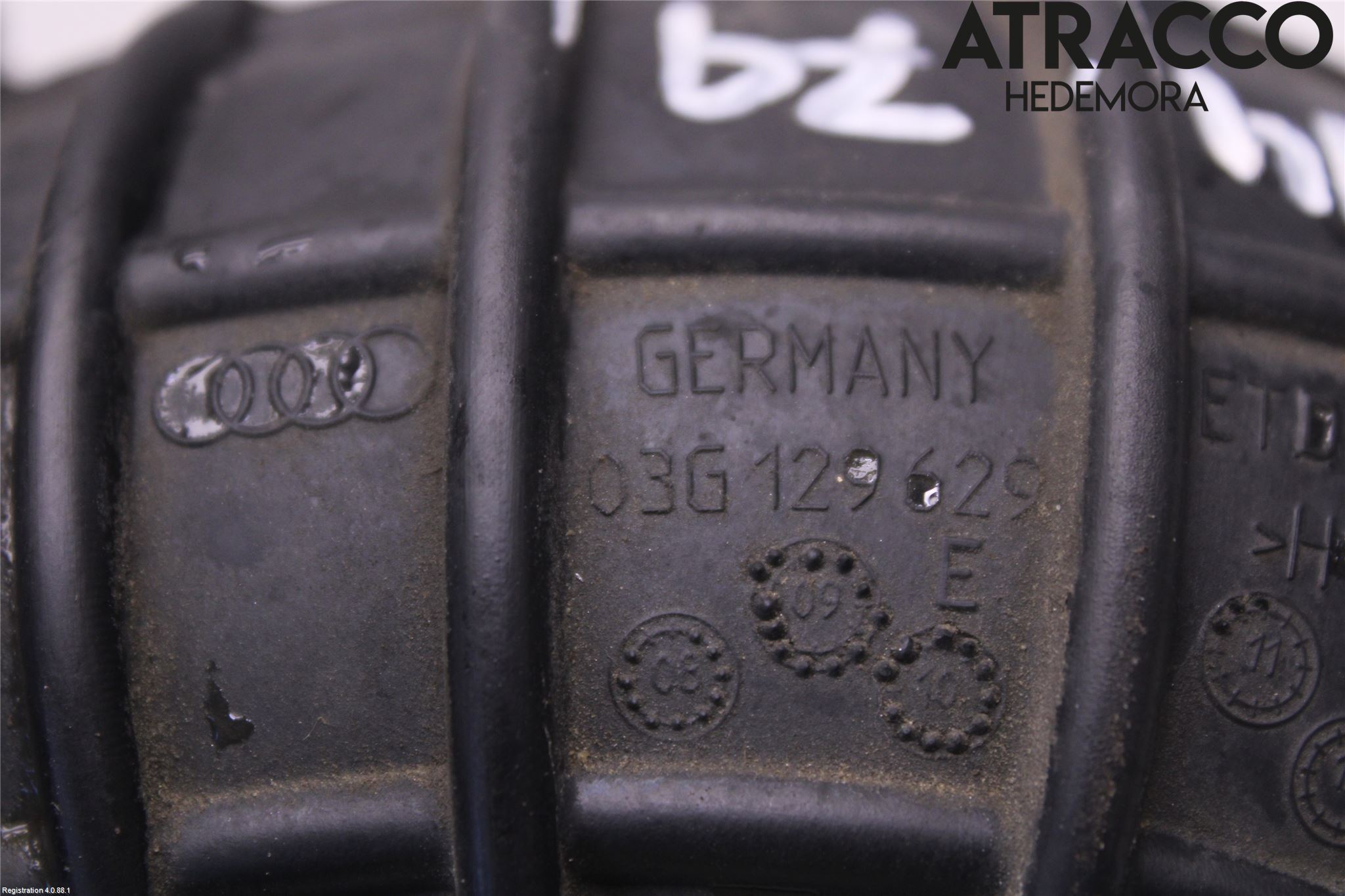Audi A4/S4 08-11 Inns Gummibelg - Slange