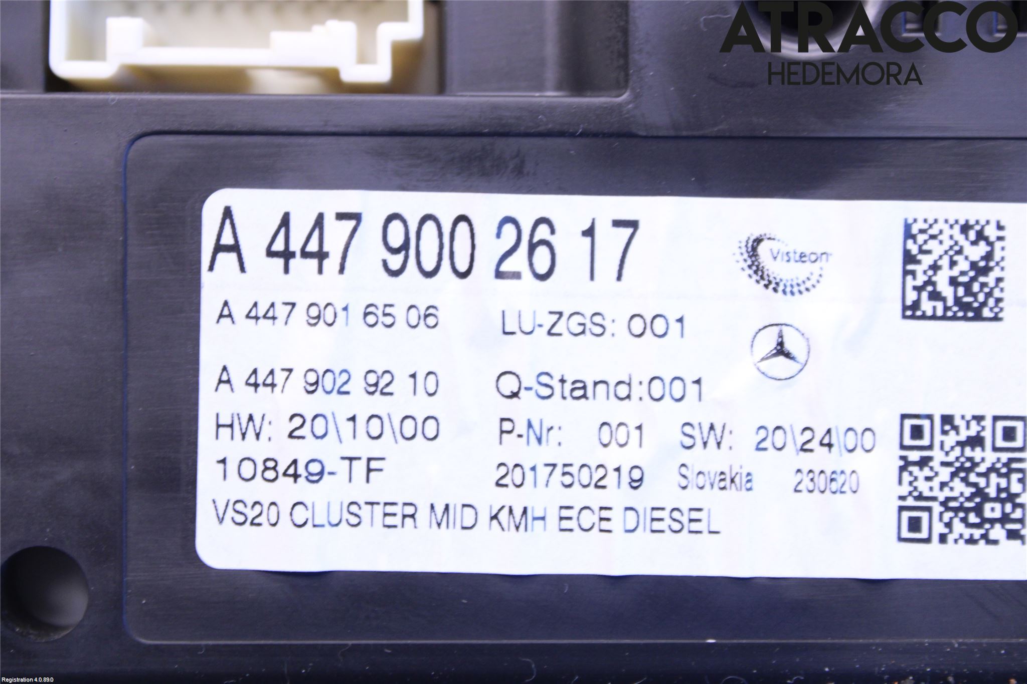 Mercedes-Benz MB VITO/V-KLASS (W640,W447,W448) 14- Instr Kombinert