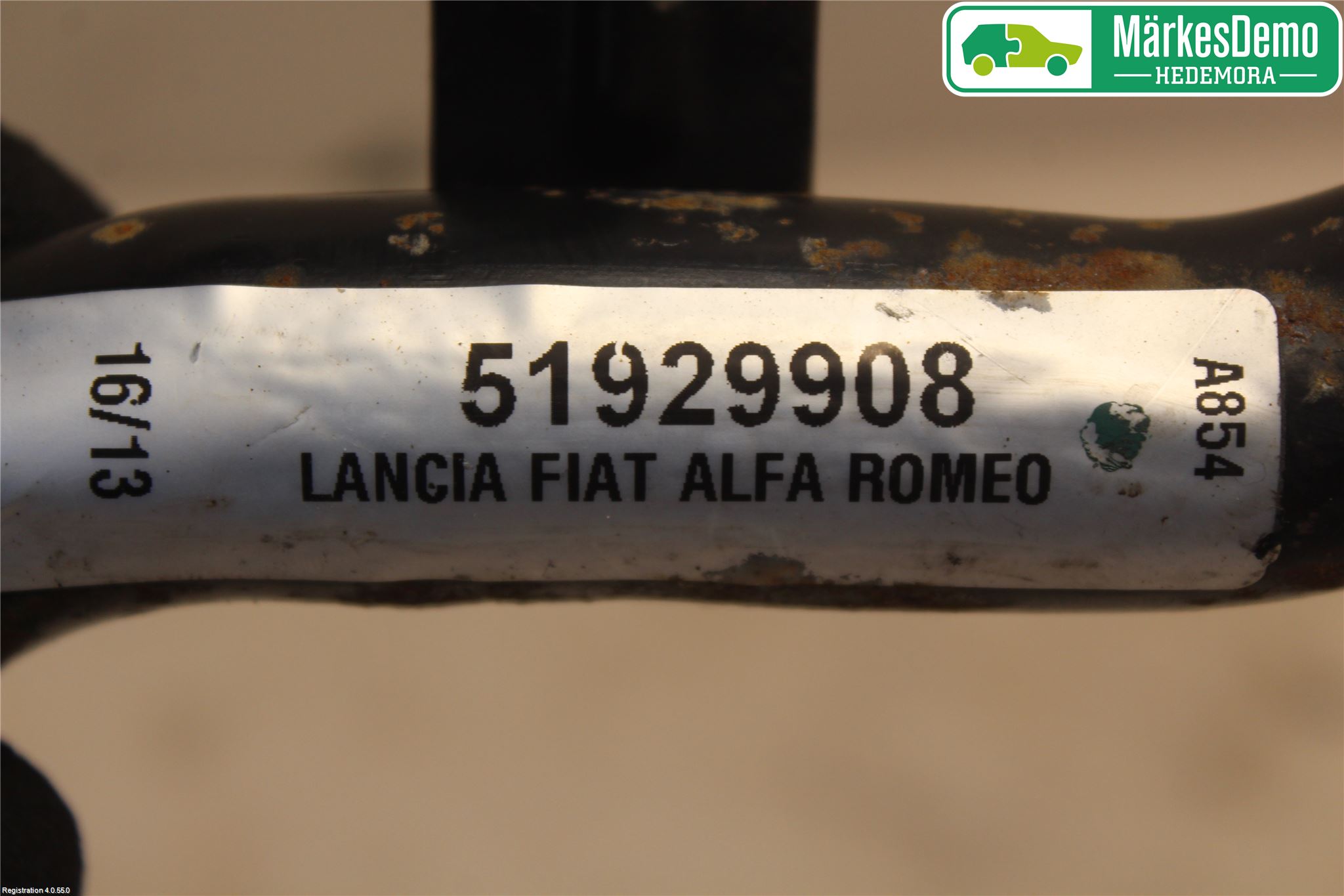 Fiat PANDA 12- Intercooler Rør-Slange