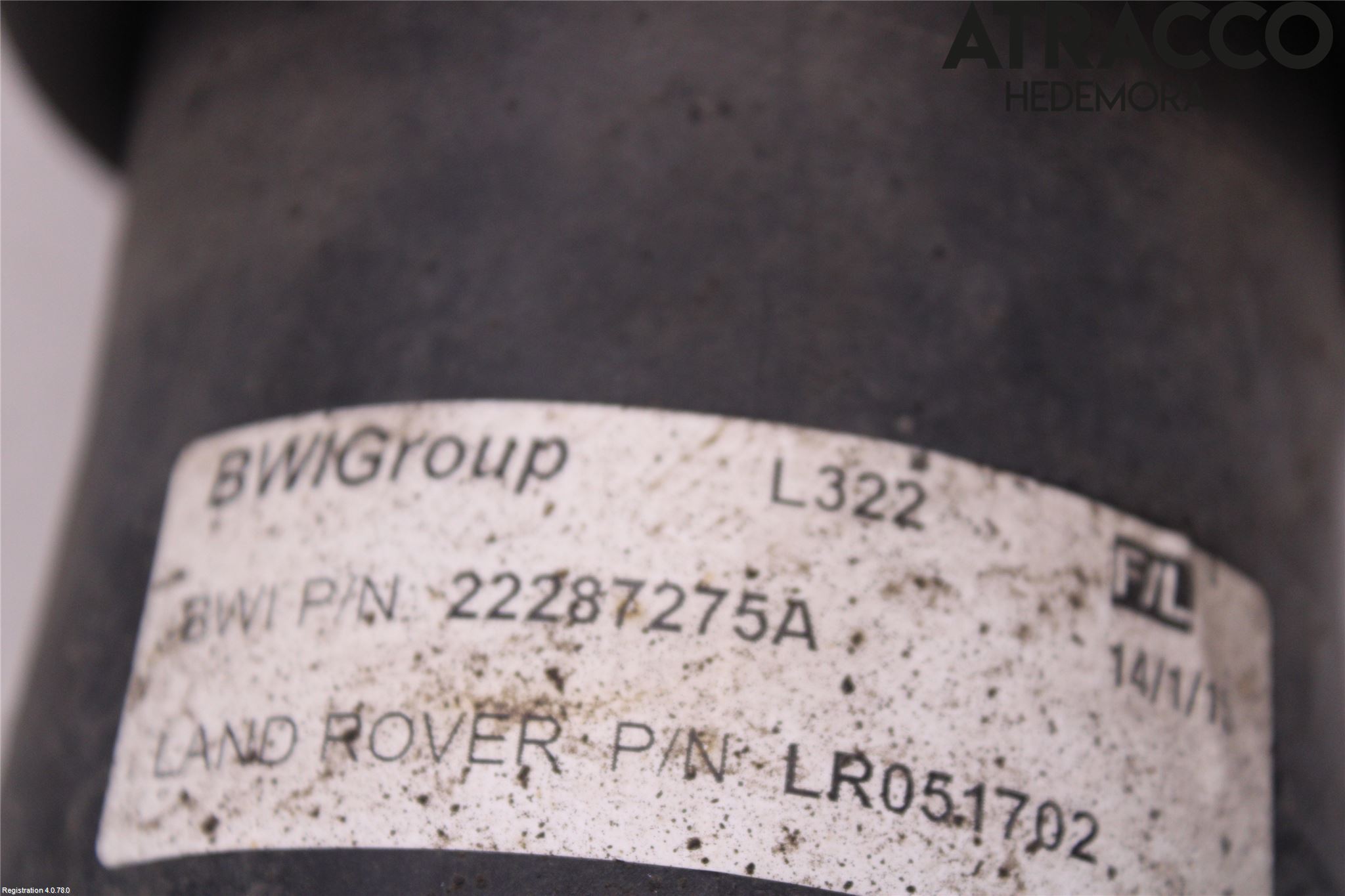 Landrover LAND ROVER RANGE ROVER L322 02-12 Fjærbein Foran Venstre
