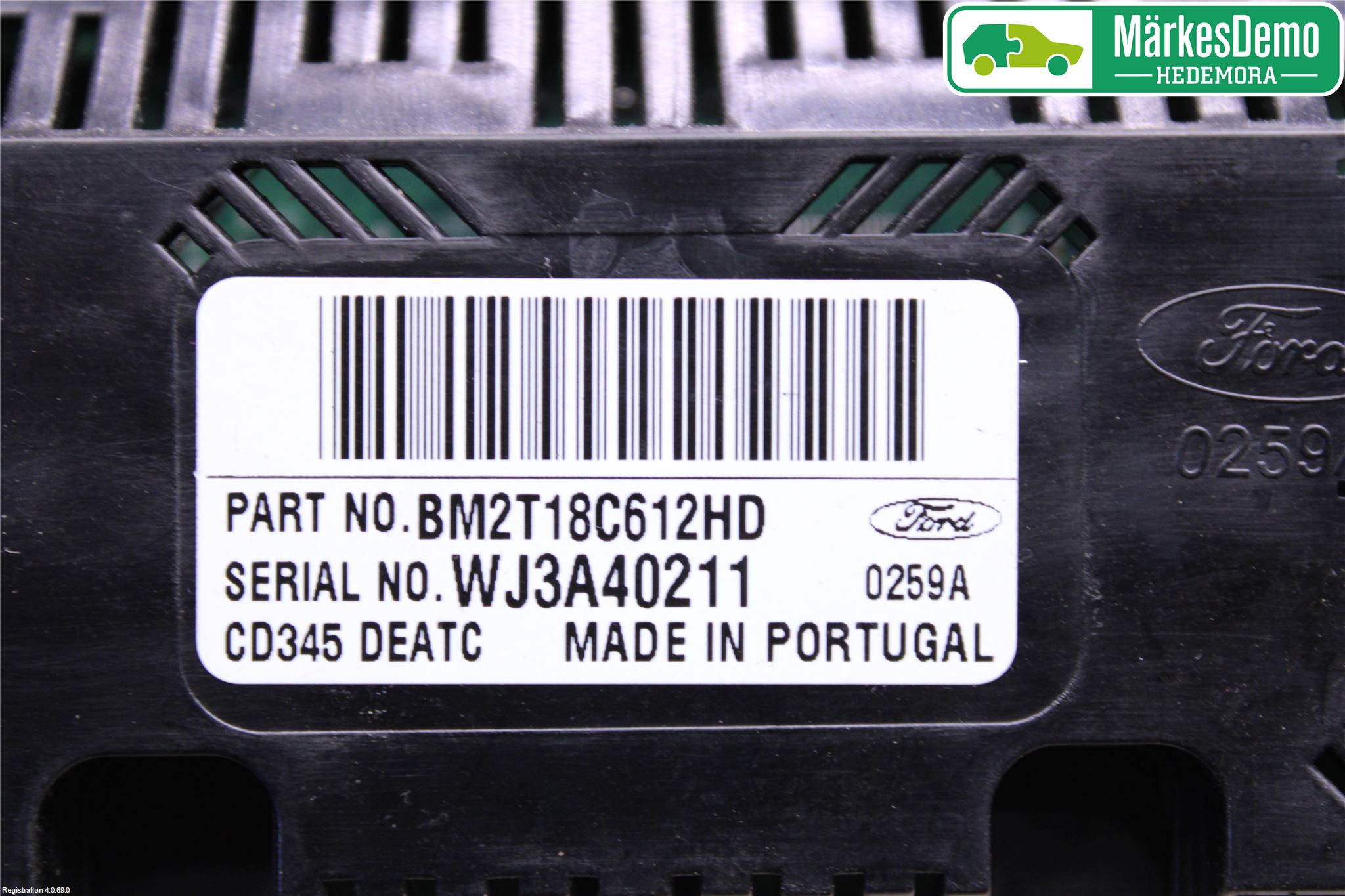 Ford MONDEO 07-15 Varme Ac Betjening-Display