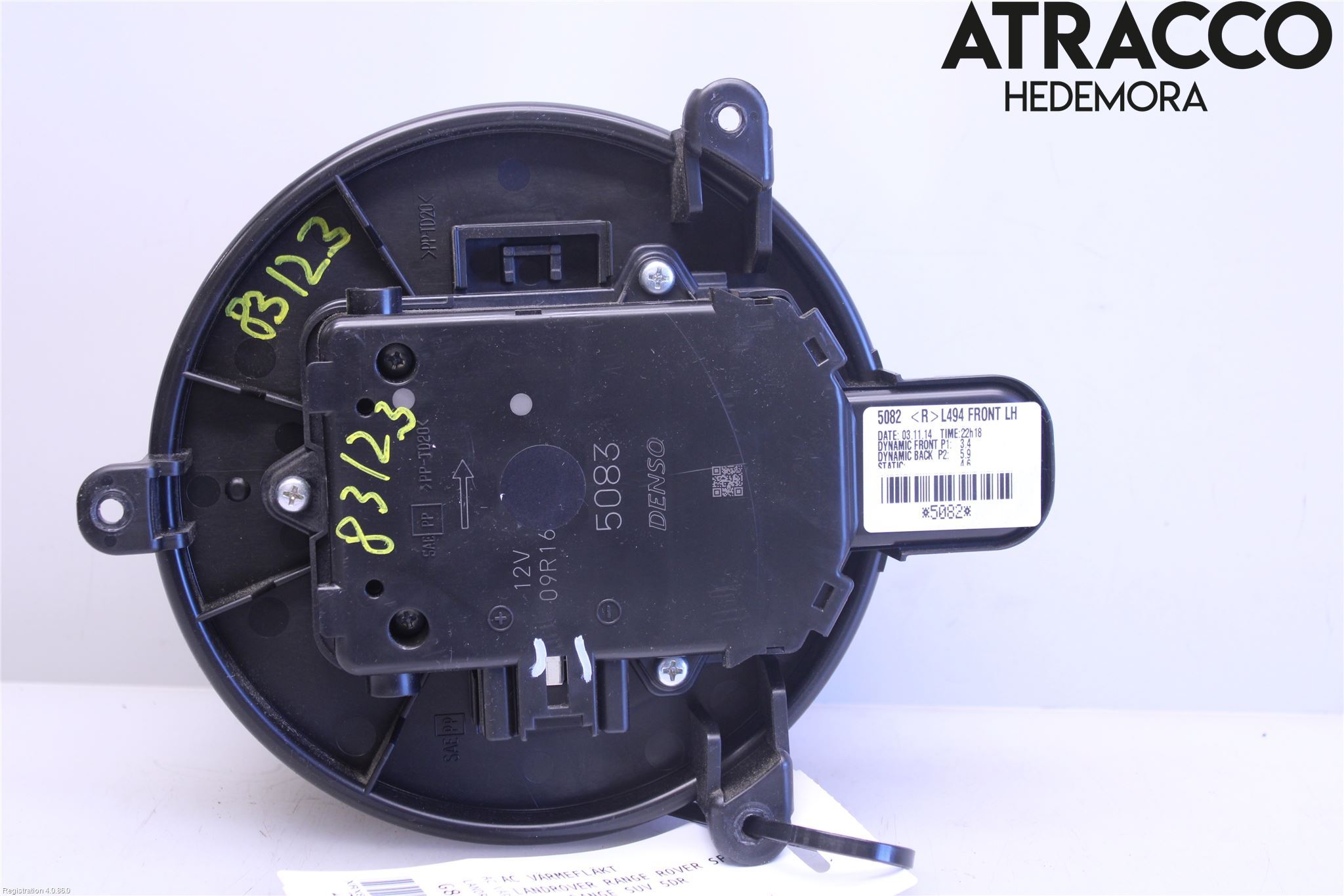 Landrover RANGE ROVER SPORT (L494) 14-22 Varme Ac Varmeapparatvifte