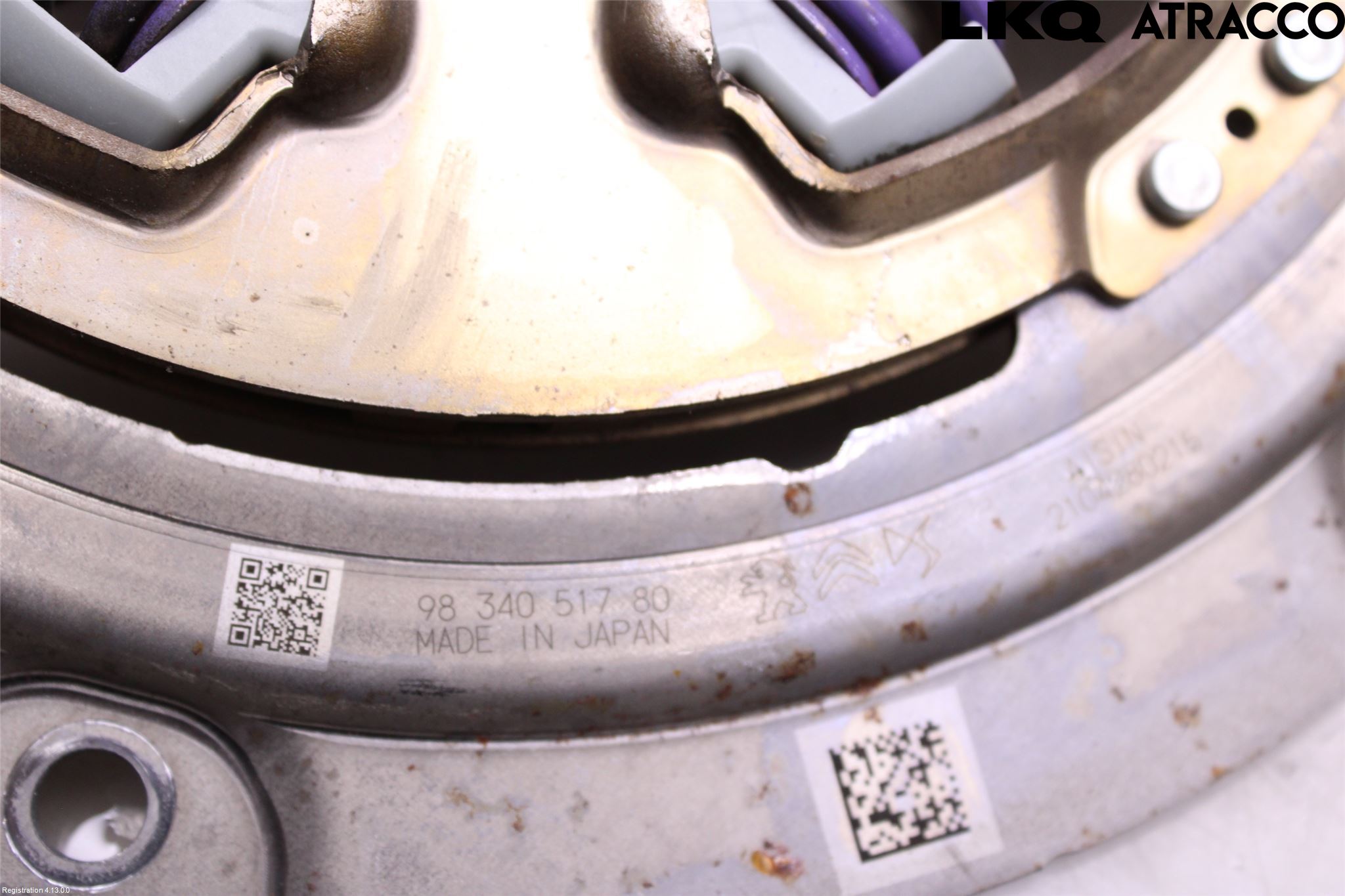 Citroen DS 7 CROSSBACK 19-23 Clutch Trykkplate