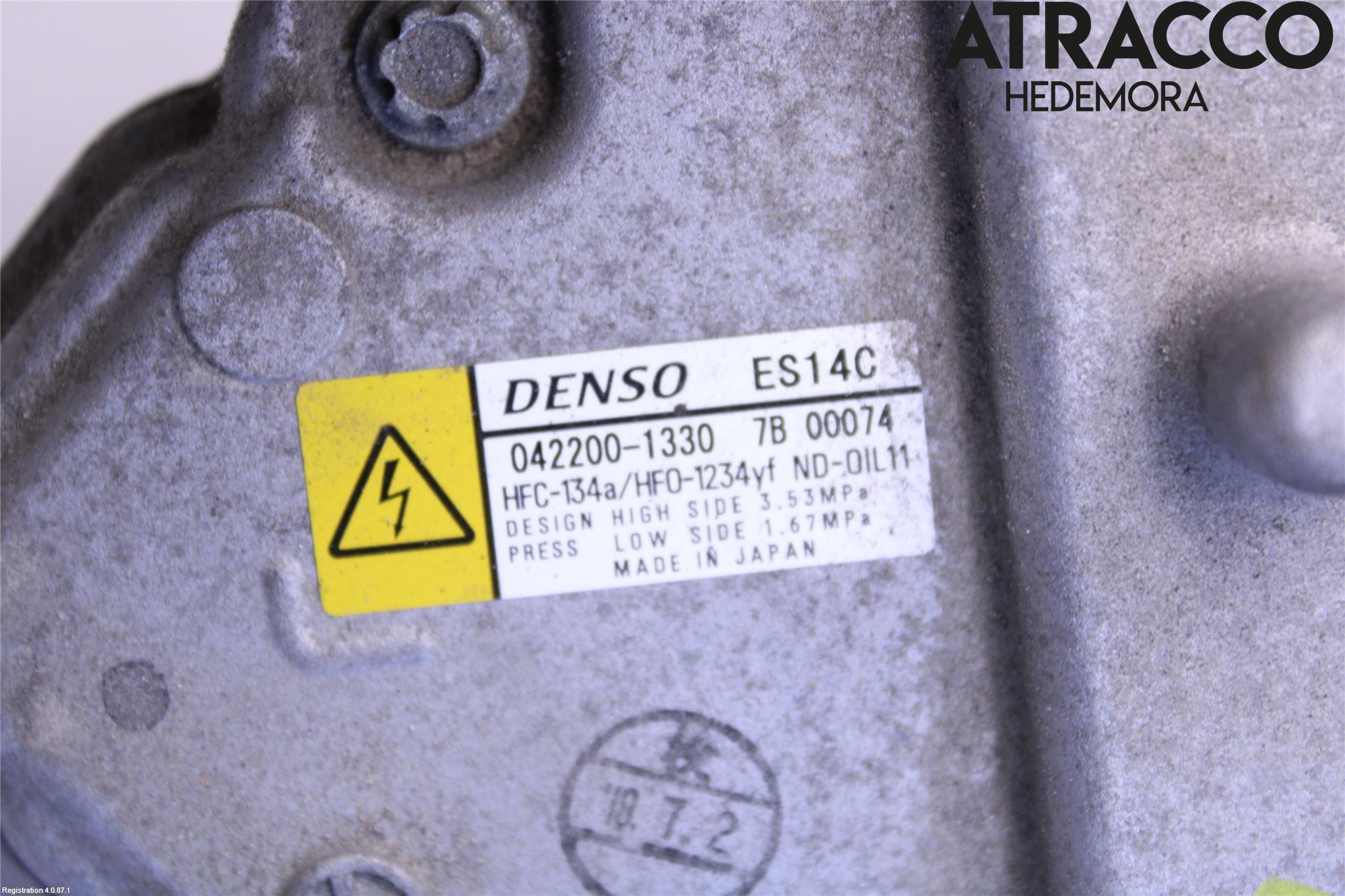 Toyota AURIS 13-19 Varme Ac Kompressor