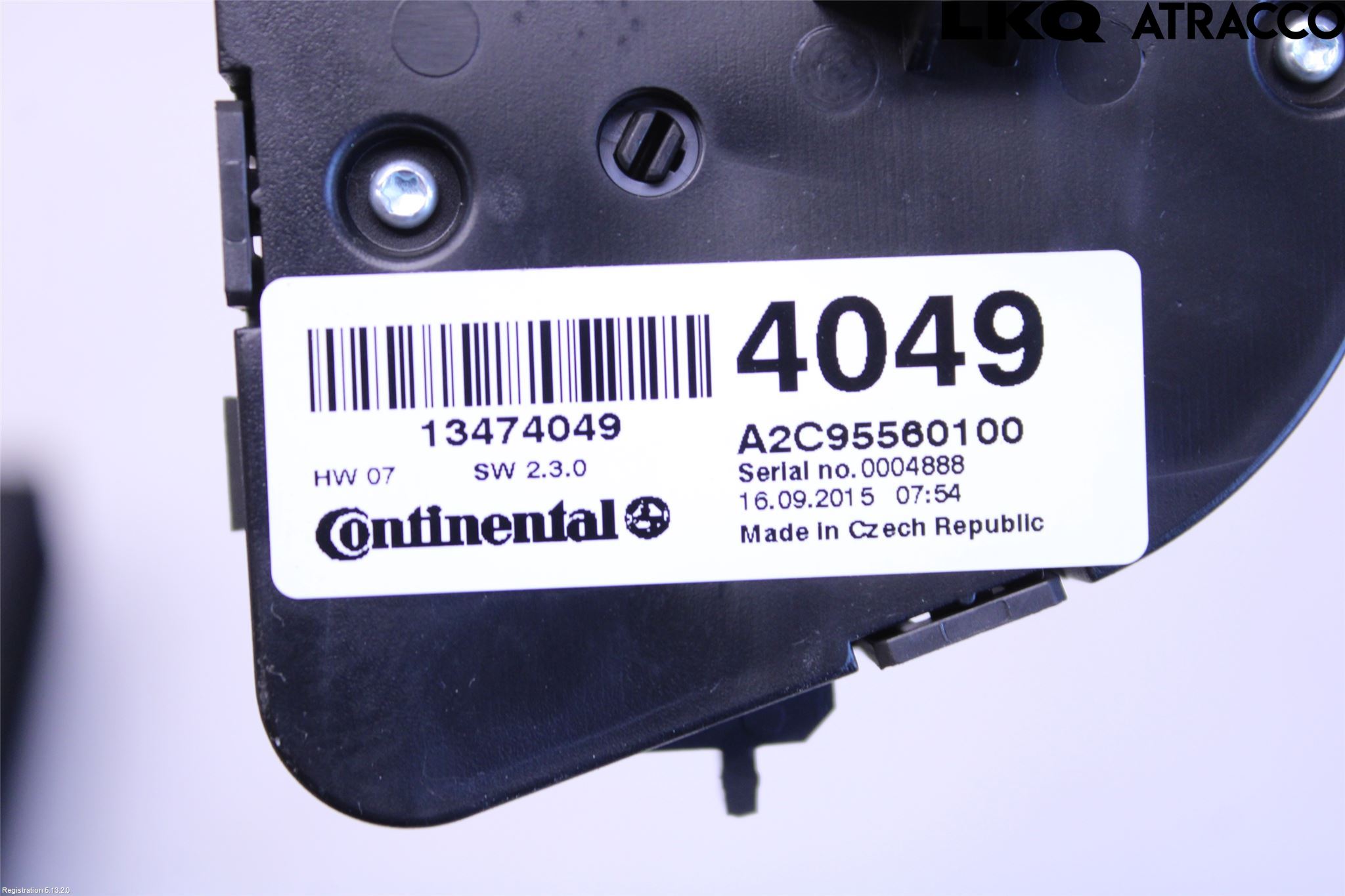 Opel MOKKA 13-20 Varme Ac Betjening-Display