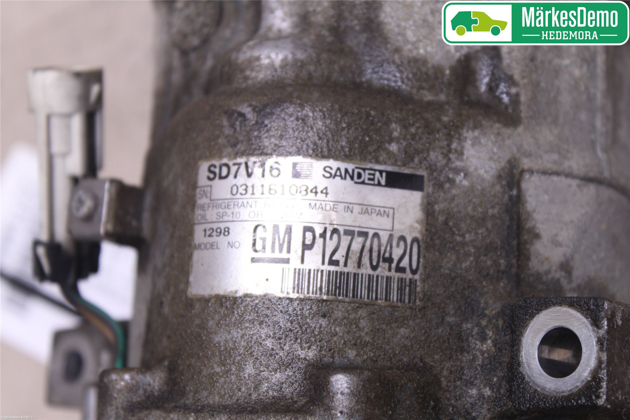 Saab 9-3 VER2/VER3 08-15 Varme Ac Kompressor