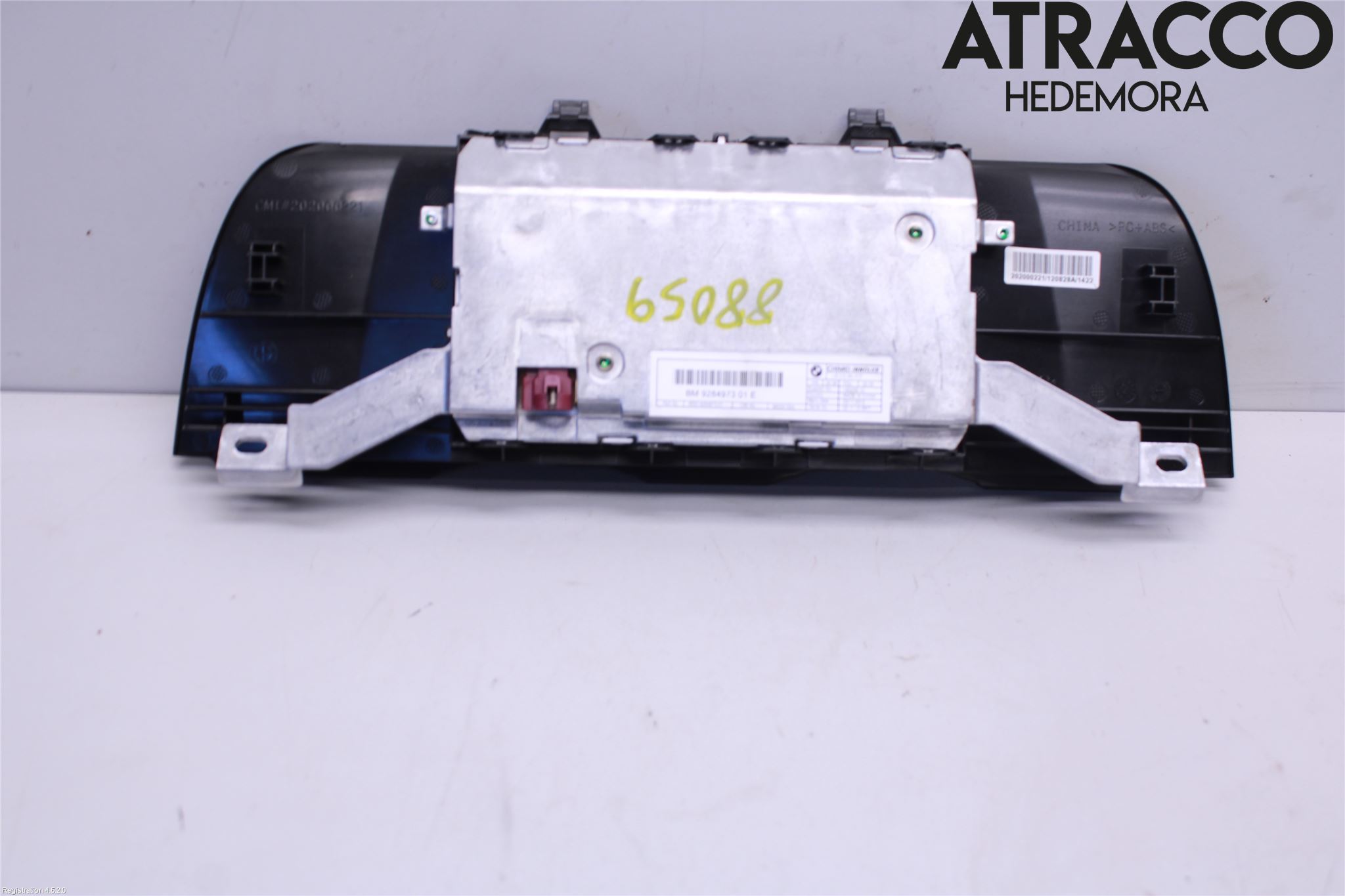BMW 5 F10/F11/F18 09-17 Instr Skjerm Dvd-Gps-Ac-Tlf