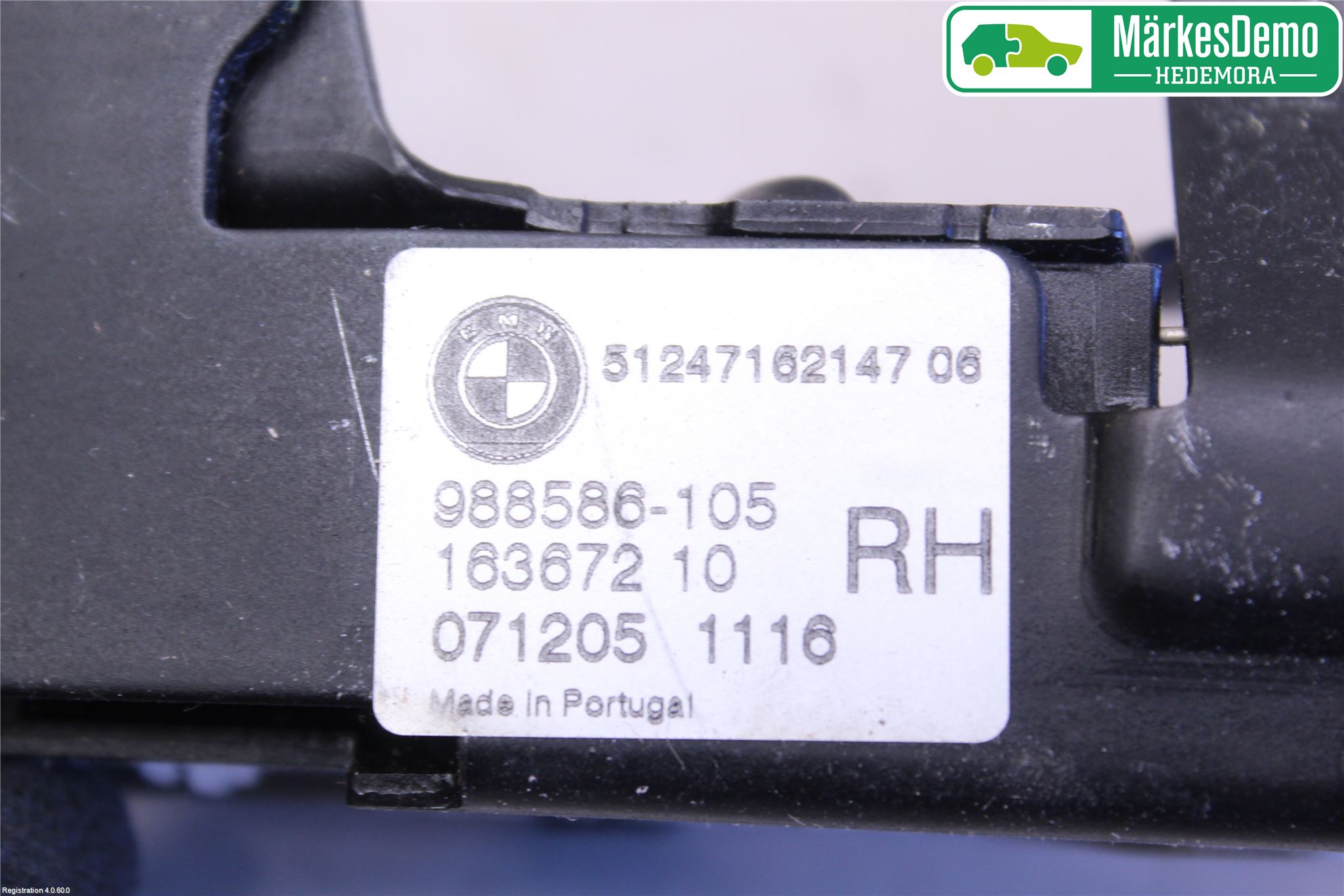 BMW X5 E70 07-13 Bakluke-Lokk Låsekasse