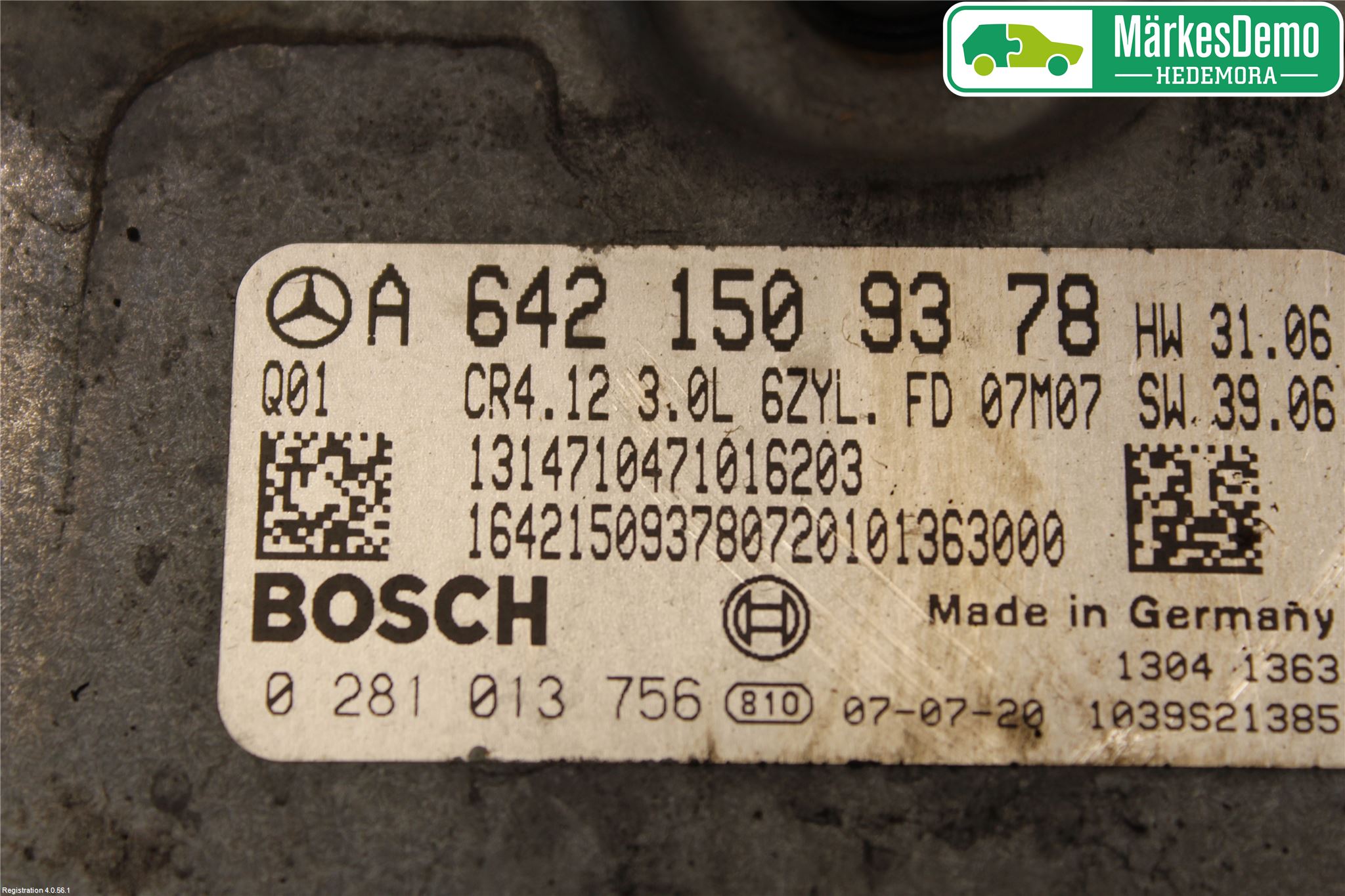 Mercedes-Benz MB ML (W164) 05-11 Styreenhet Innsprøytning