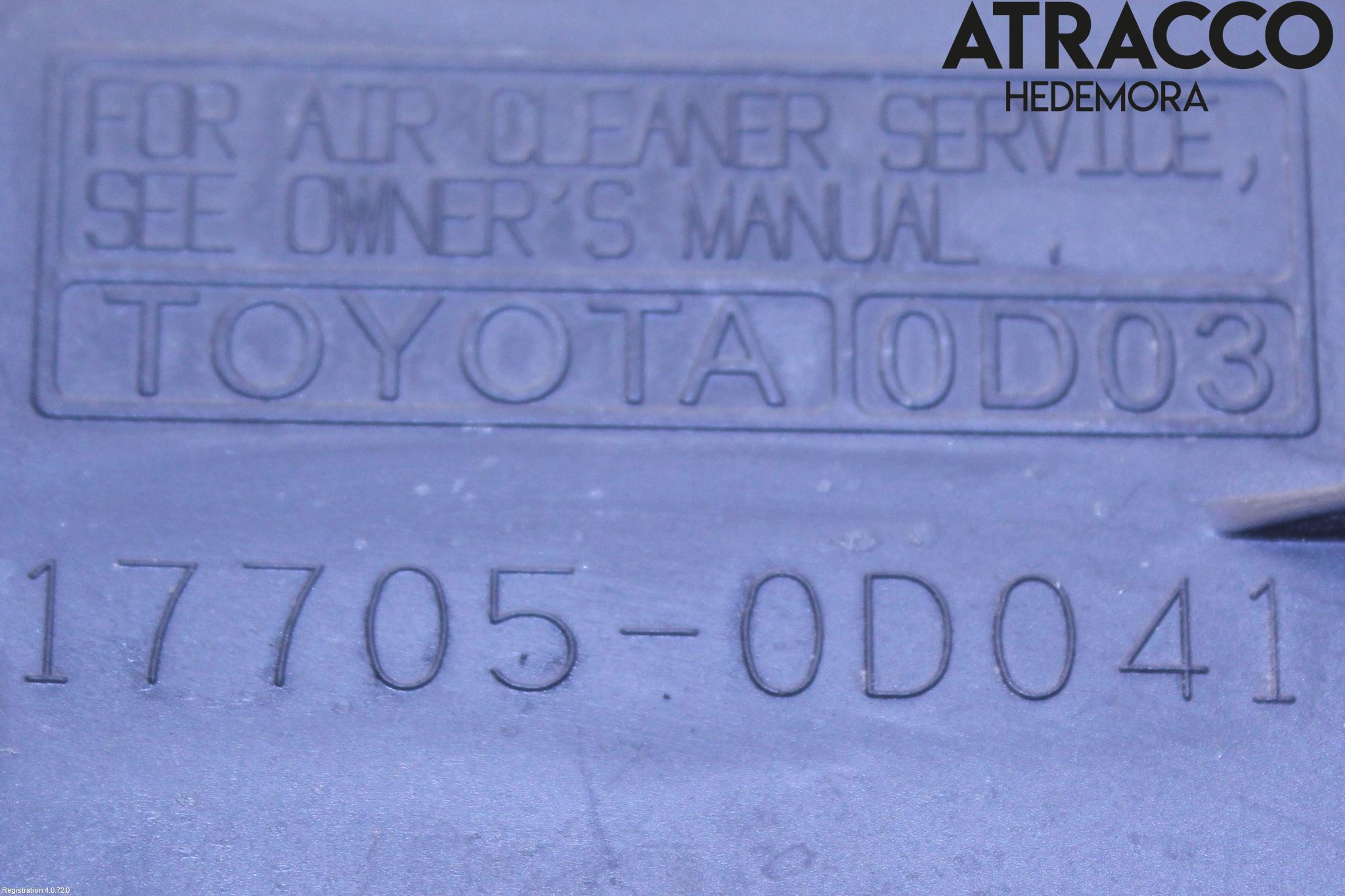 Toyota AVENSIS 03-06 Luftfilter Boks