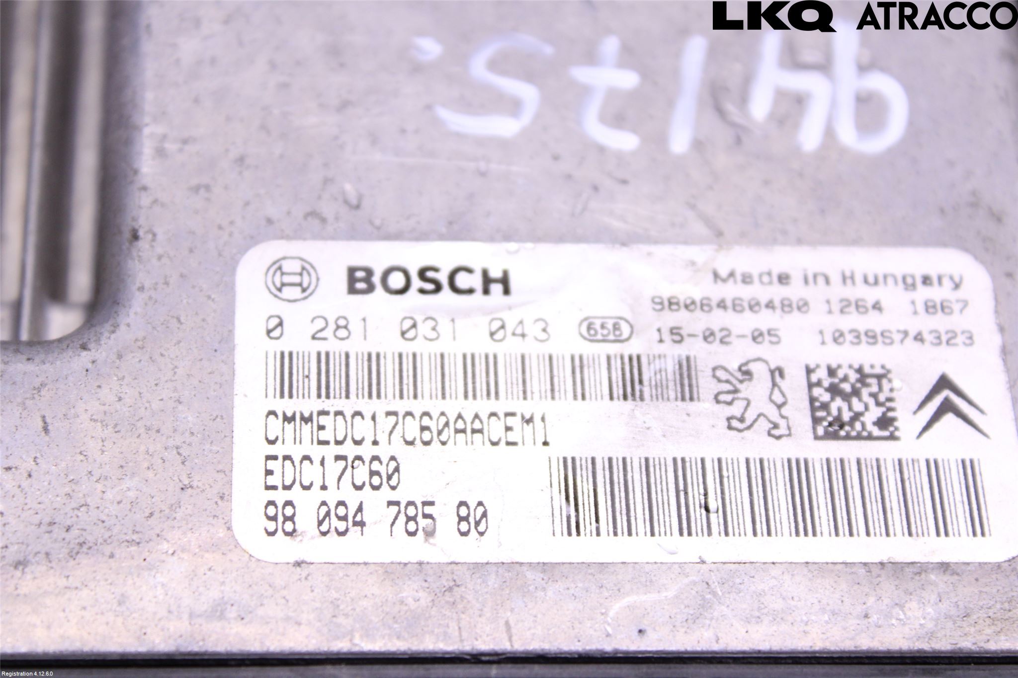 Peugeot 308 14-21 Styreenhet Dieselpumpe