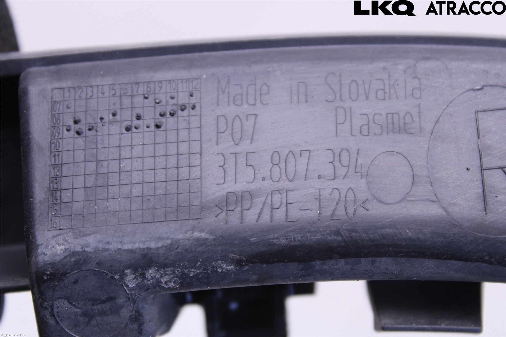Skoda SUPERB 09-15 Støtfangerfeste Bak Høyre