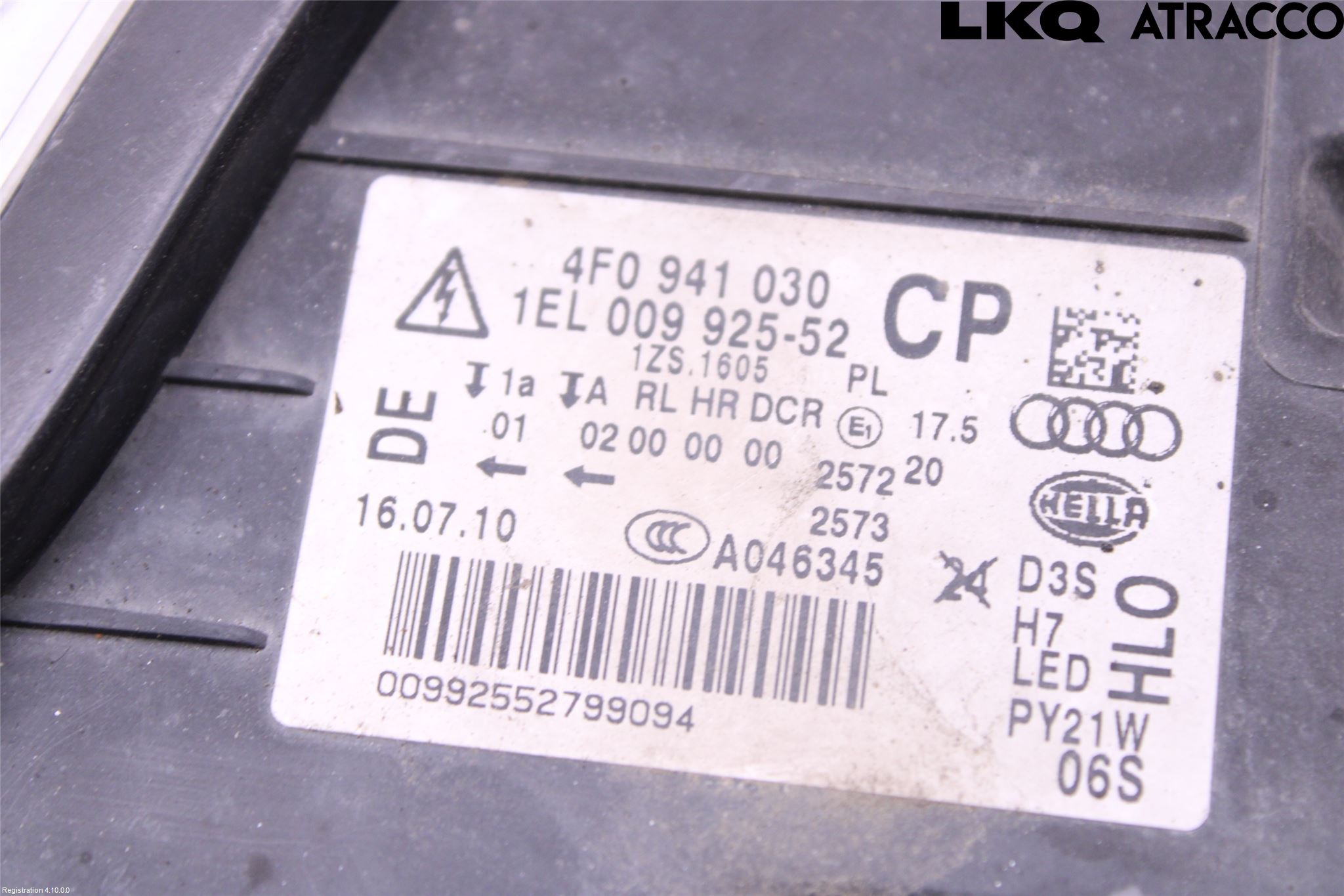 Audi A6/S6     05-11 Frontlykt Høyre