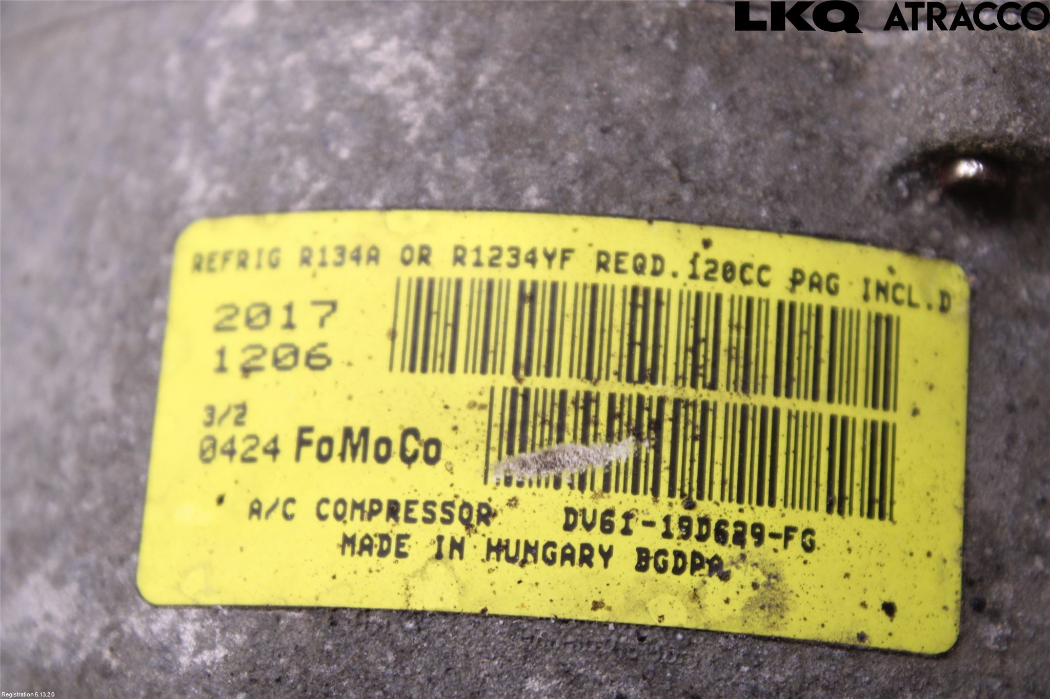 Ford C-MAX ll 15-19 Varme Ac Kompressor
