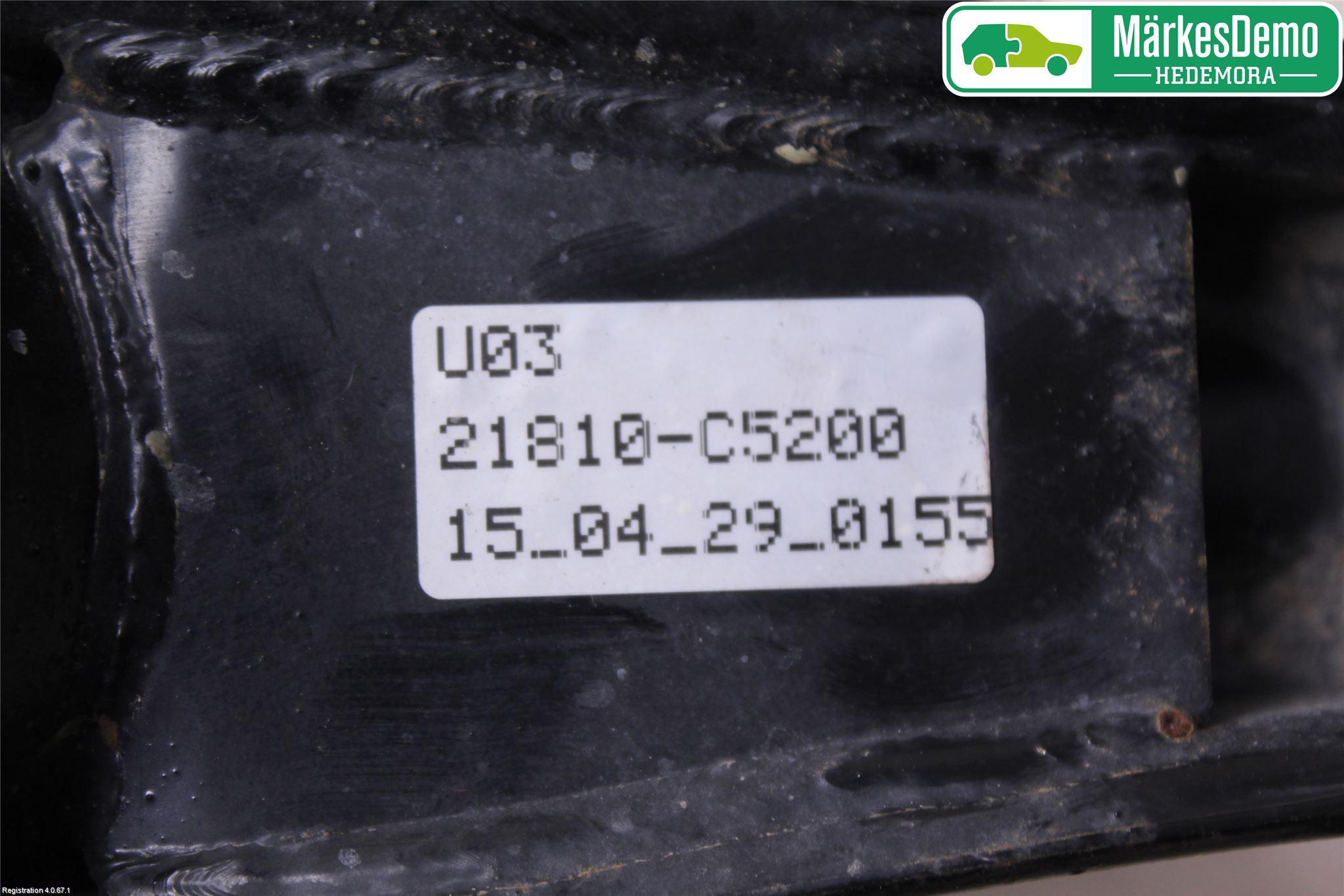 Hyundai SANTA FE  06-12 Motor Feste Gummi
