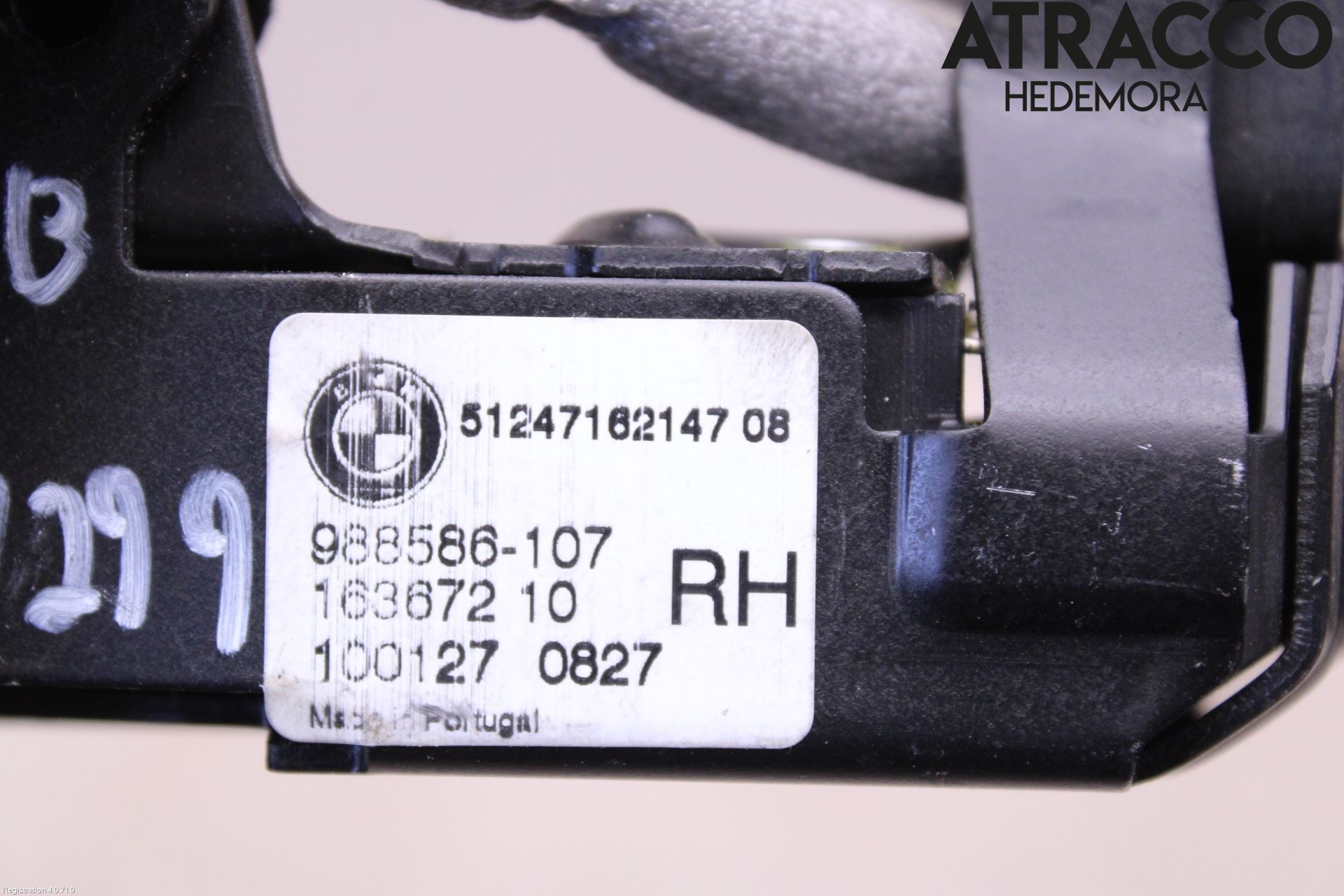 BMW X5 E70 07-13 Bakluke-Lokk Låsekasse