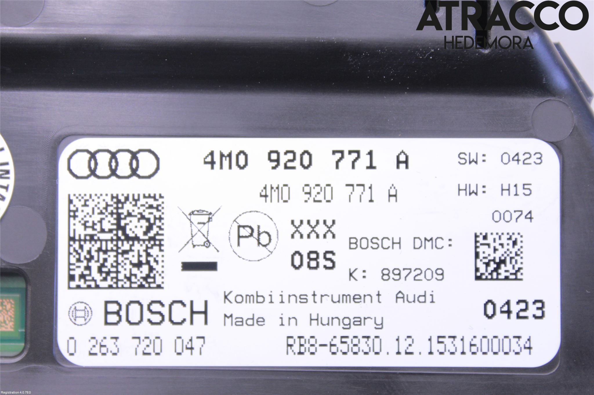 Audi Q7/SQ7 Instr Kombinert