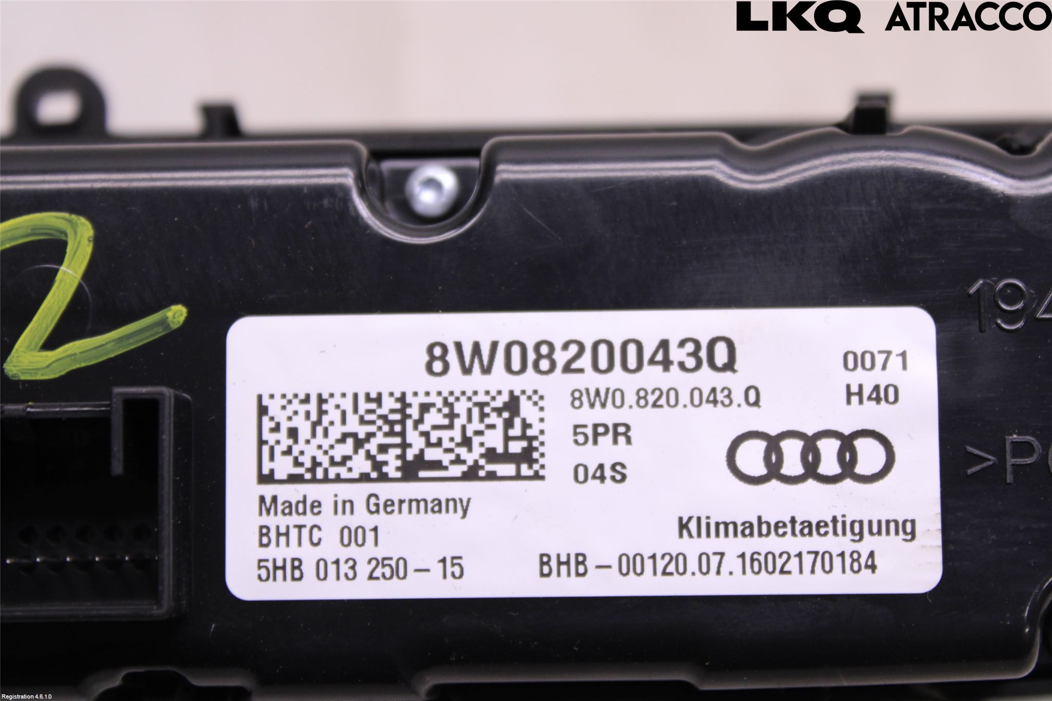 Audi A4/S4 B9 16-19 Varme Ac Betjening-Display